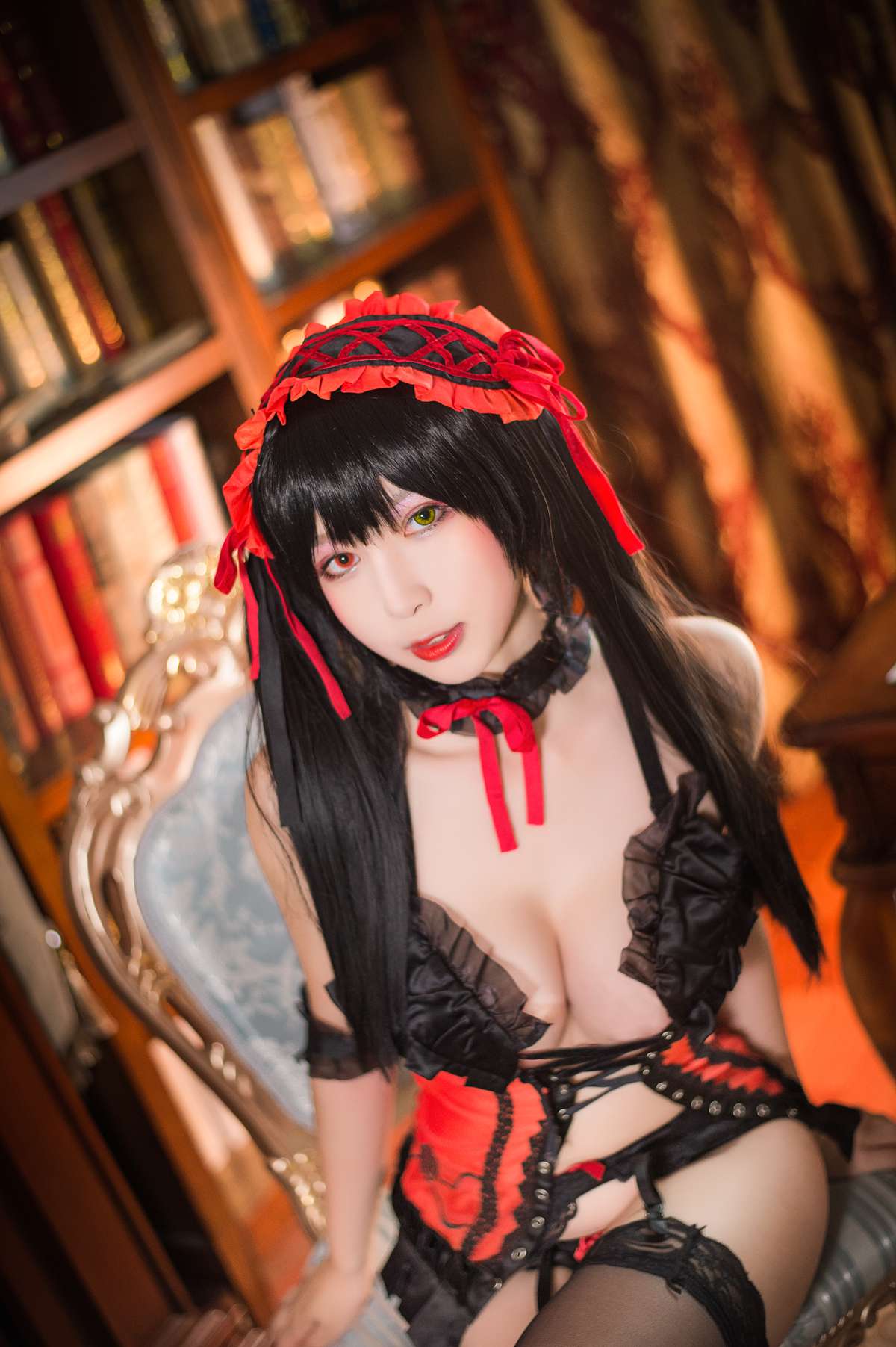 图片[28]-网红主播@w黑米粥w 狂三内衣 在线浏览 – 速更版-美库