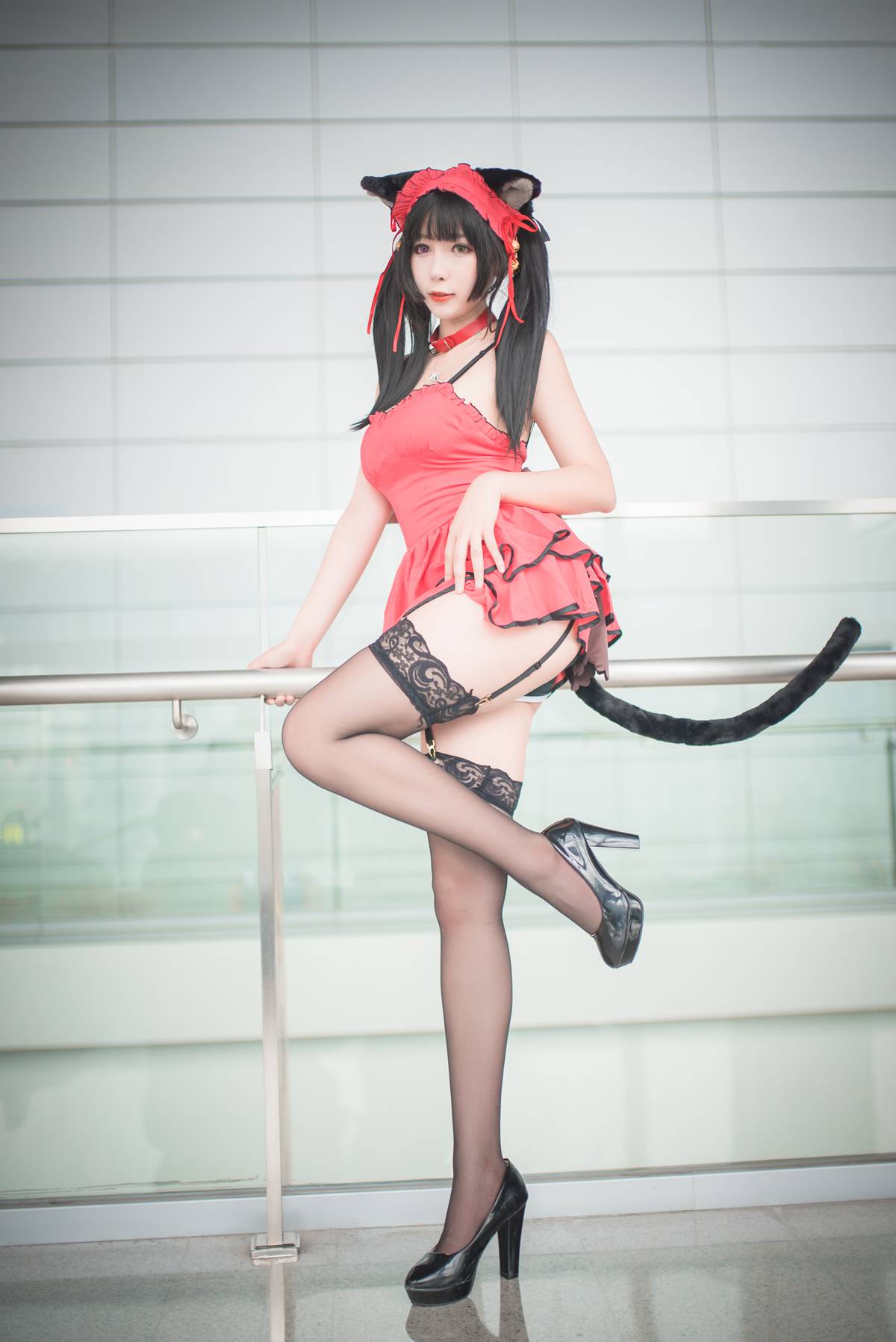 图片[8]-网红主播@w黑米粥w 猫 兽耳 黑丝 在线浏览 – 速更版-美库