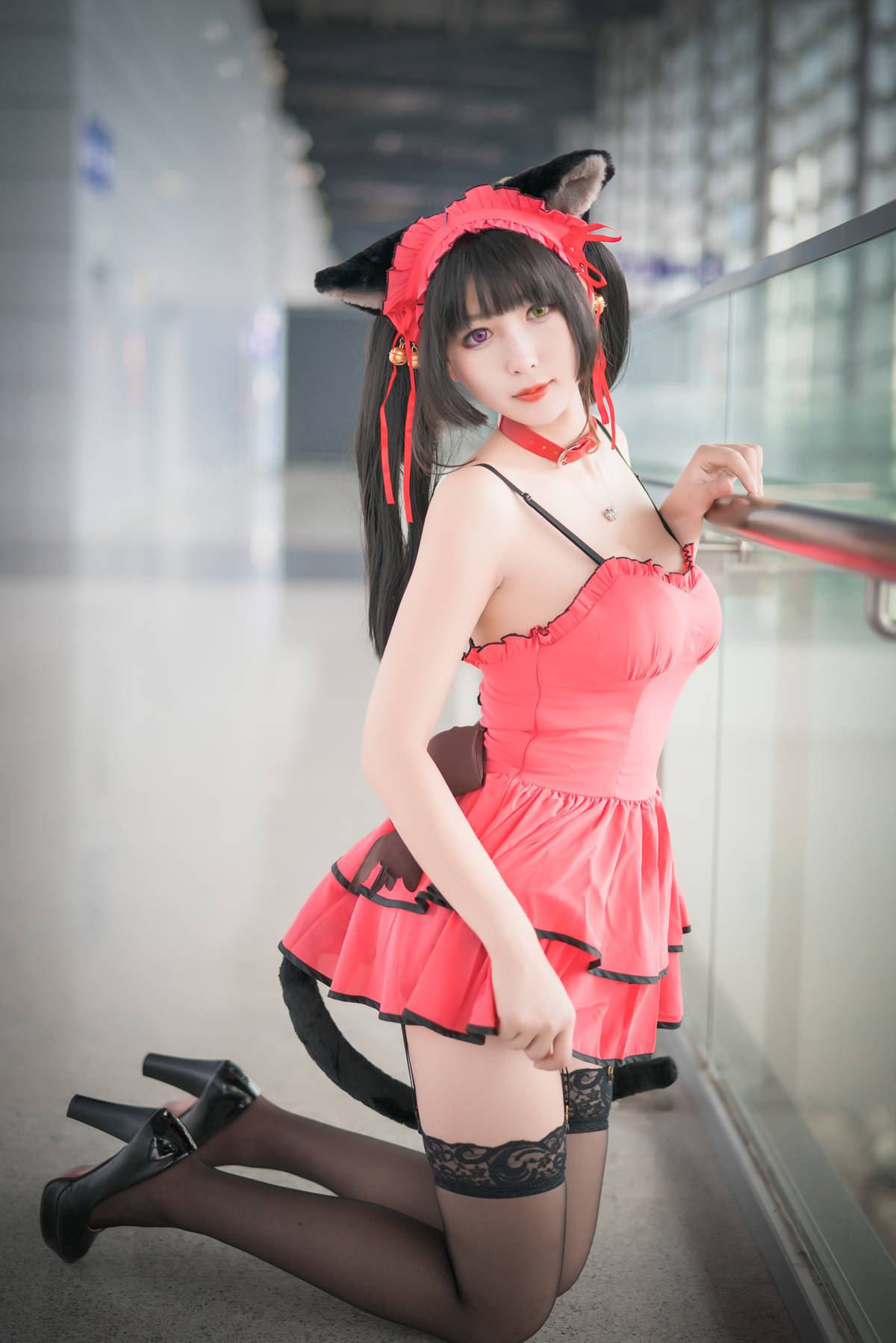 图片[3]-网红主播@w黑米粥w 猫 兽耳 黑丝 在线浏览-翎羽暗房