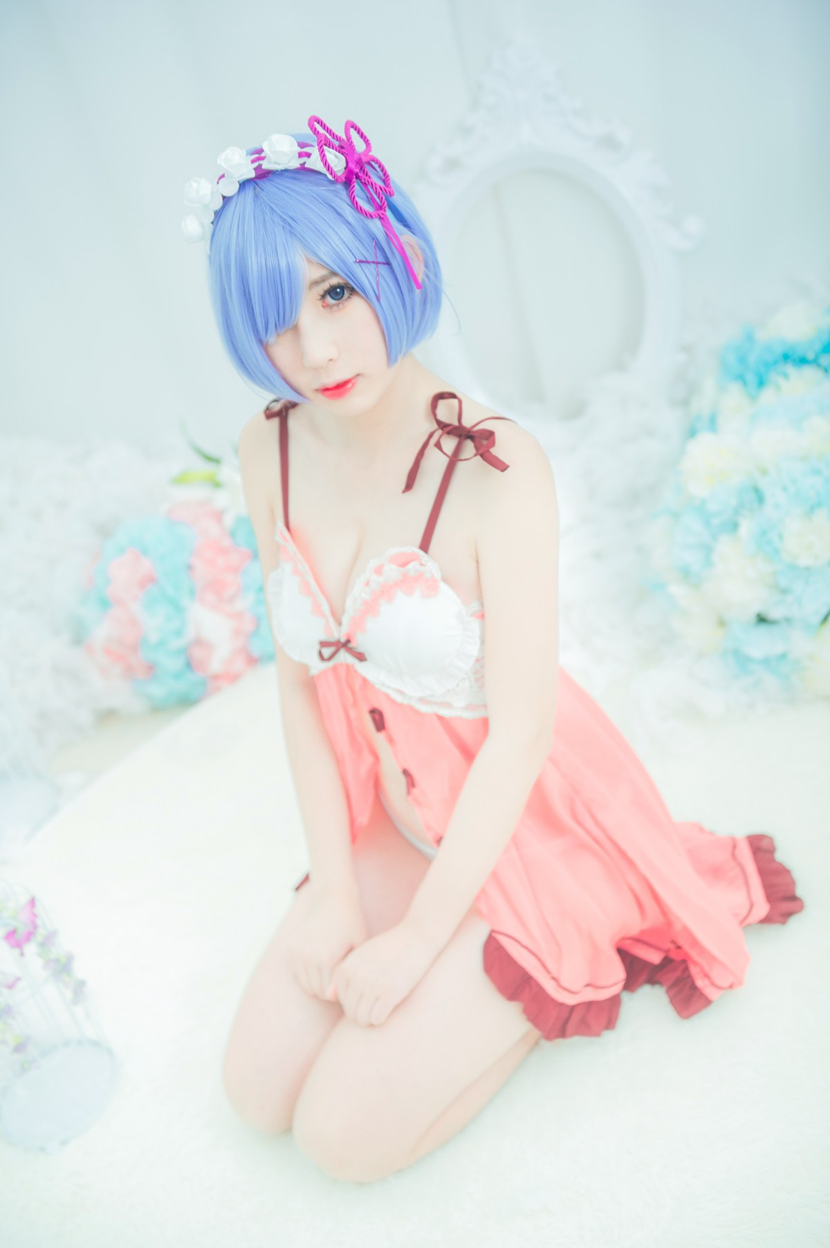 图片[6]-网红主播@w黑米粥w 雷姆睡衣 在线浏览 – 速更版-美库