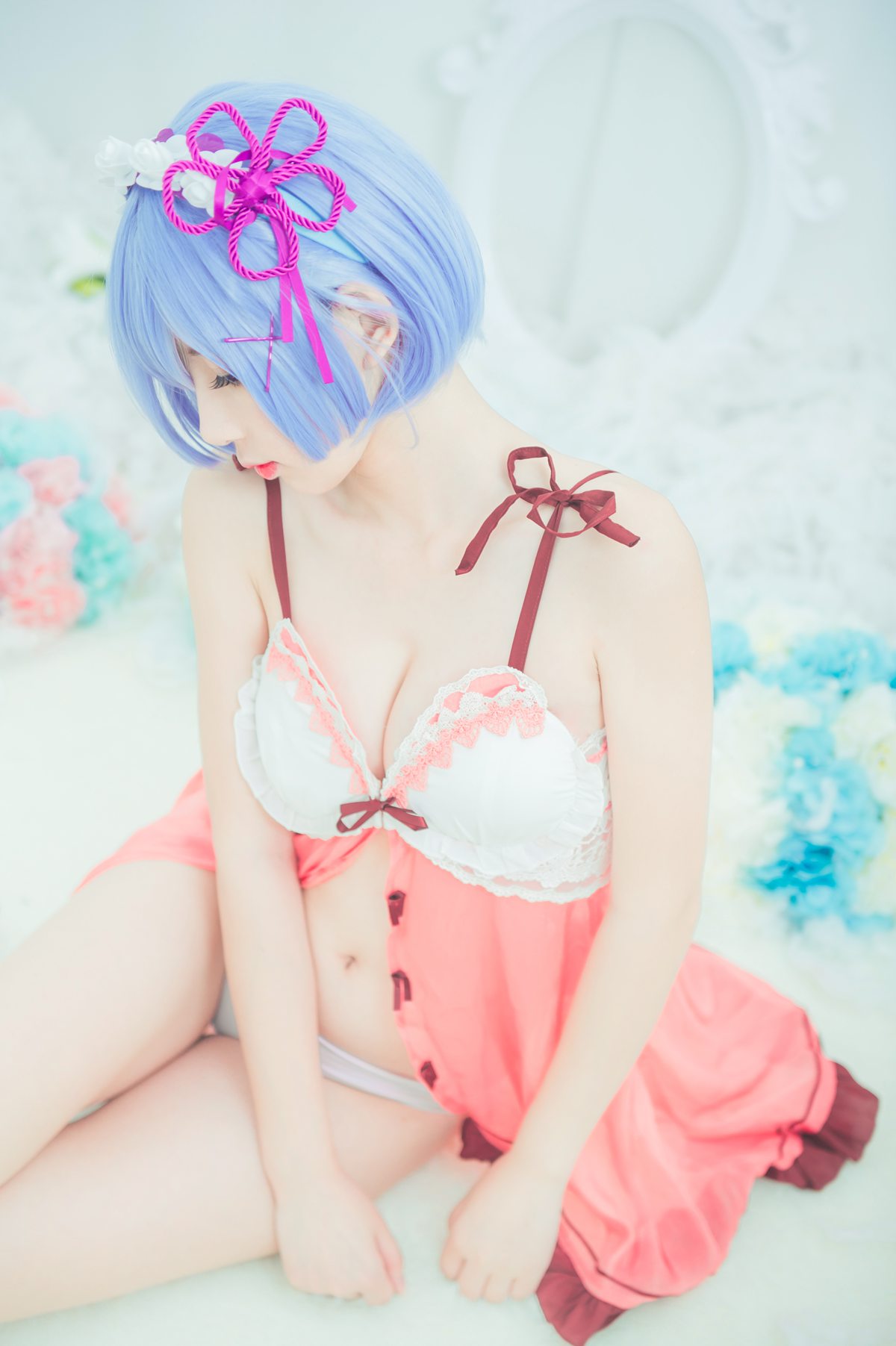 图片[15]-网红主播@w黑米粥w 雷姆睡衣 在线浏览 – 速更版-美库