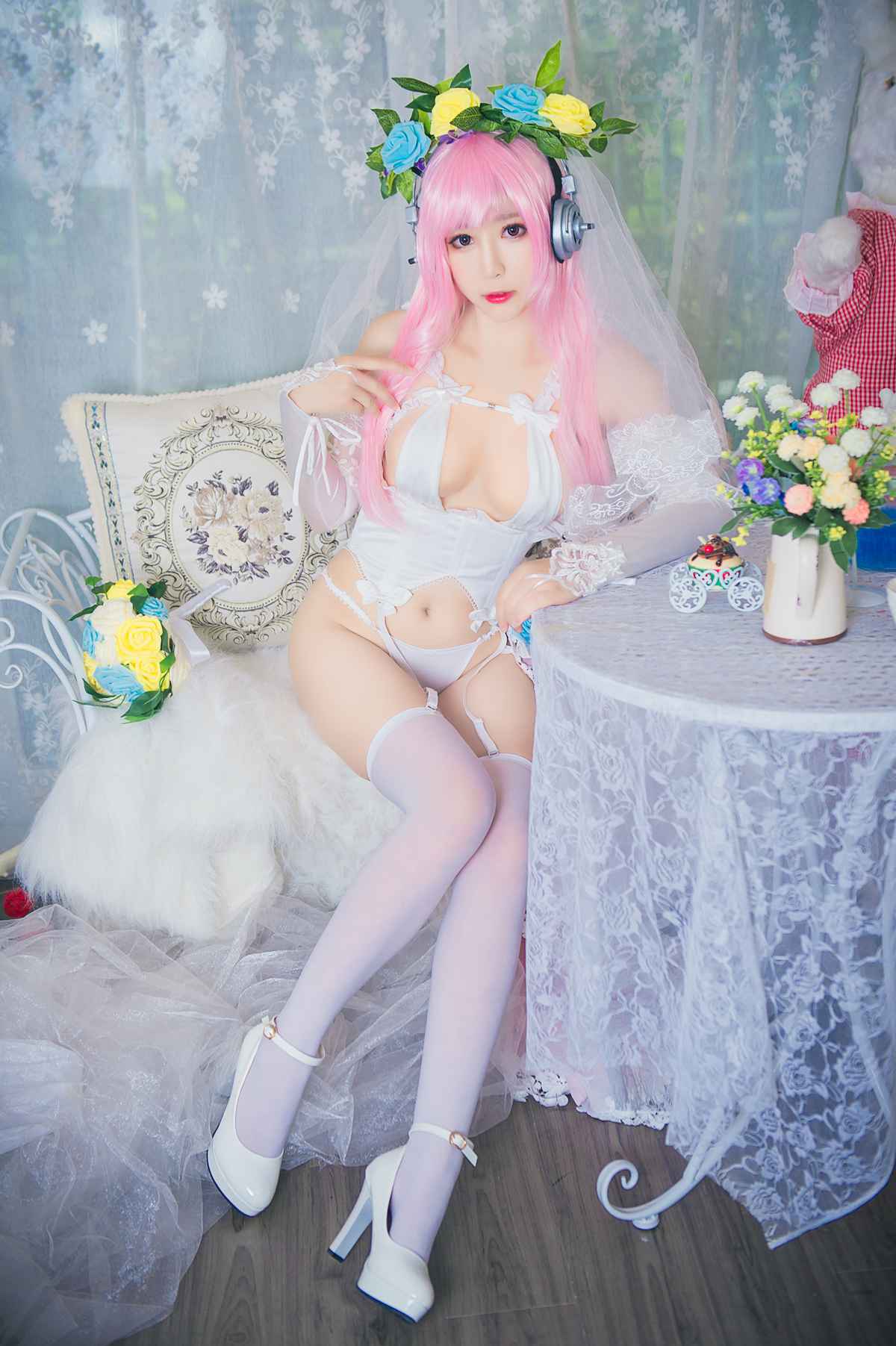 图片[2]-网红主播@w黑米粥w 索尼子花嫁 在线浏览-翎羽暗房