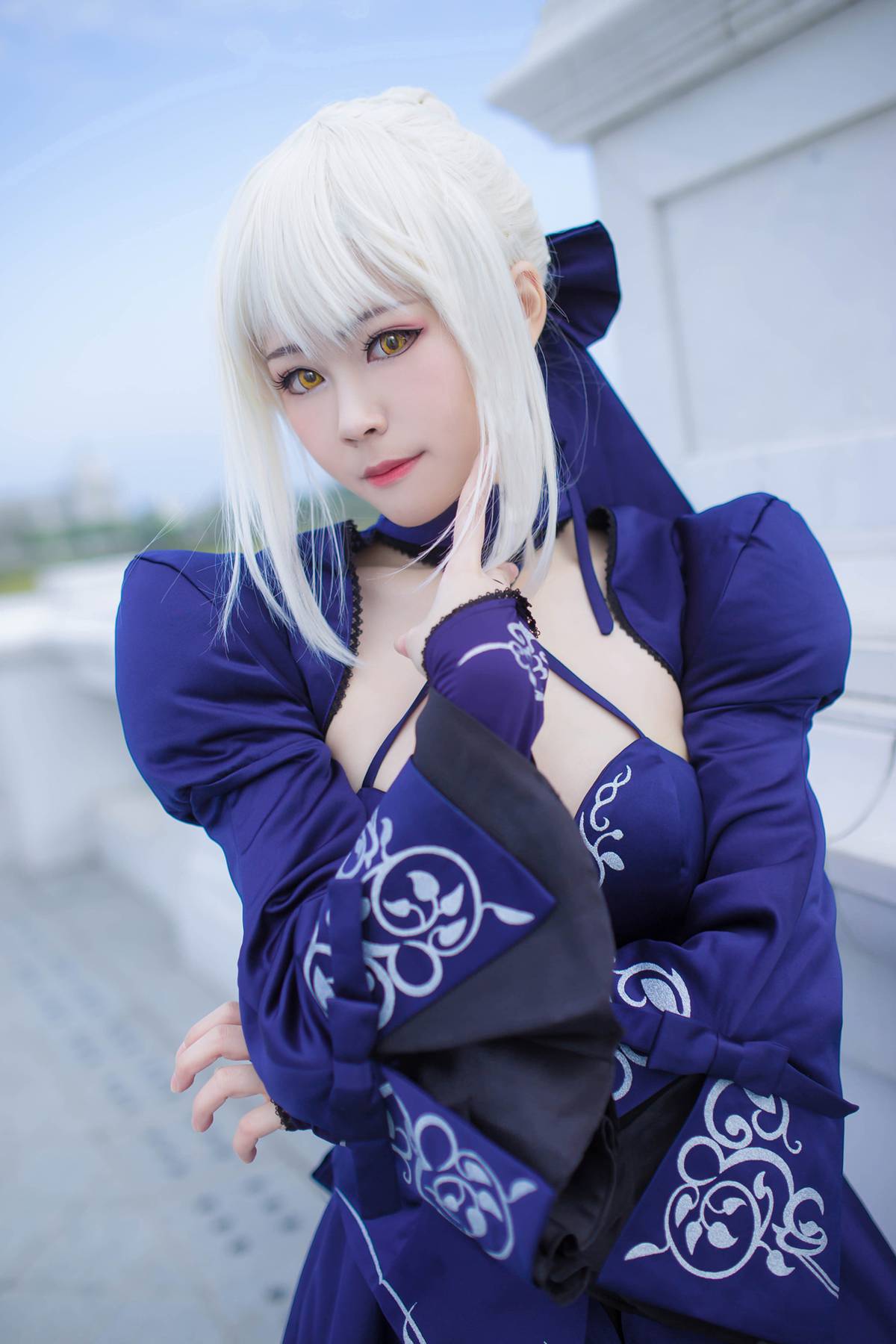 图片[2]-网红Coser@KaYa萱 黑贞 黑呆毛（KaYa&亚缇） 在线浏览-翎羽暗房