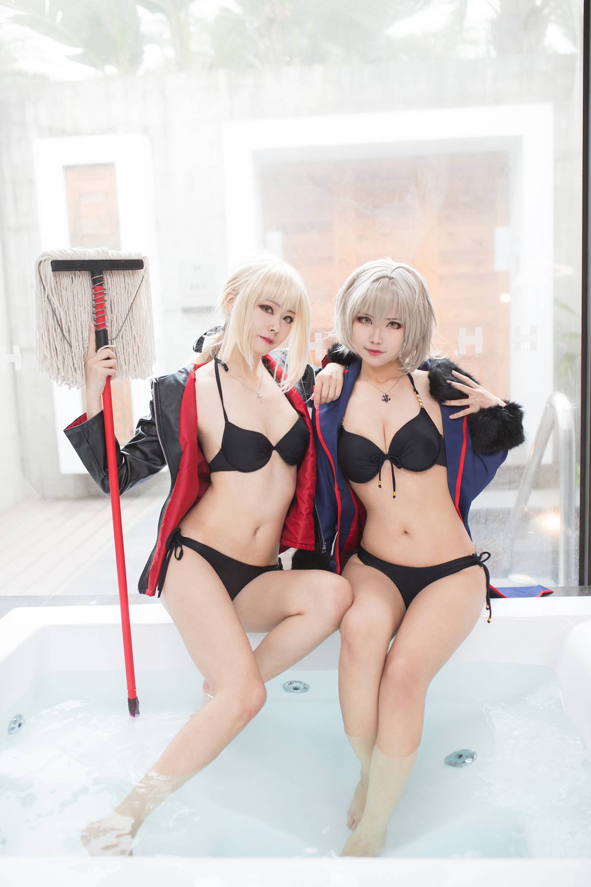 图片[18]-网红Coser@KaYa萱 黑贞 黑呆毛泳装（KaYa&亚缇） 在线浏览 – 速更版-美库