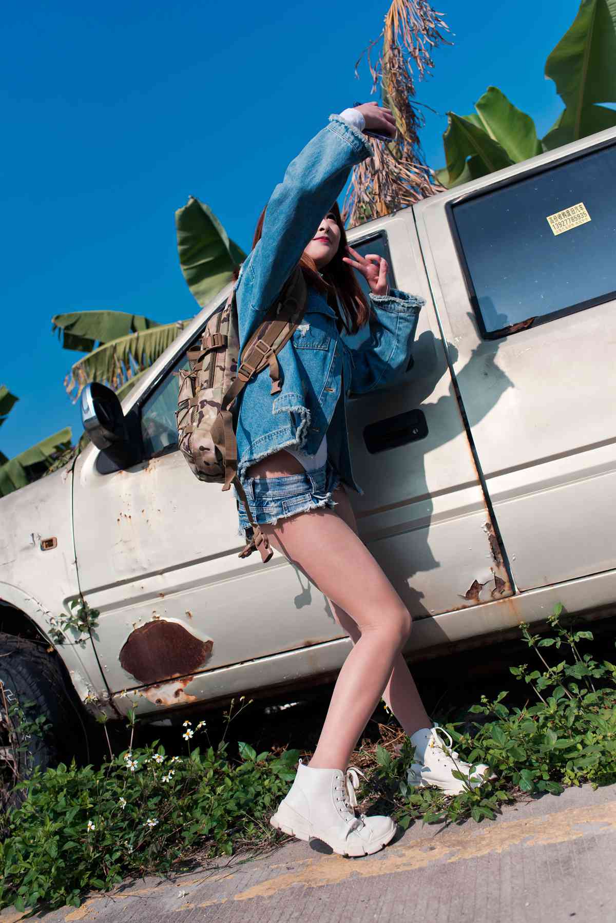 图片[411]-微博小姐姐@清水由乃 御风街拍 轻水海鸥岛RS牛仔街拍 在线浏览 – 速更版-美库