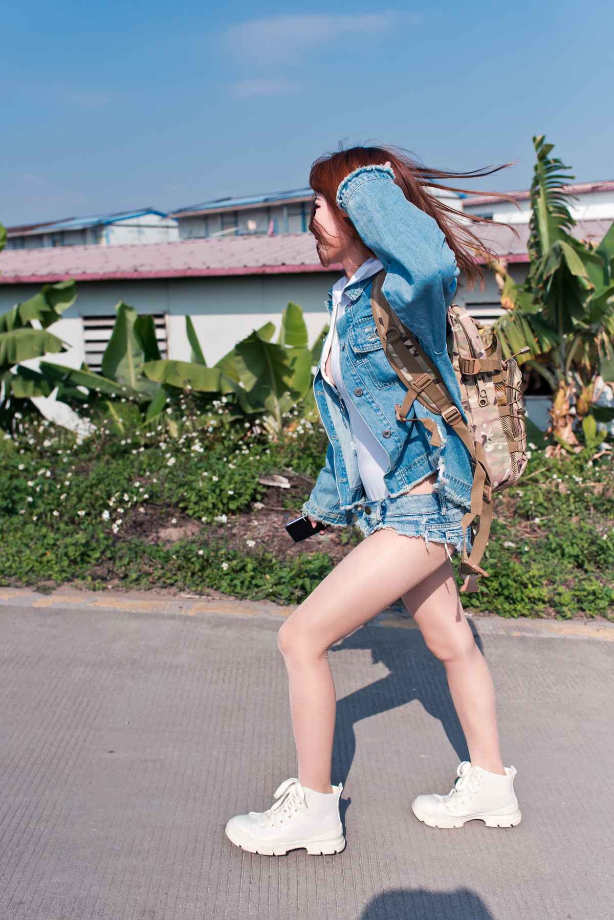 图片[64]-微博小姐姐@清水由乃 御风街拍 轻水海鸥岛RS牛仔街拍 在线浏览 – 速更版-美库