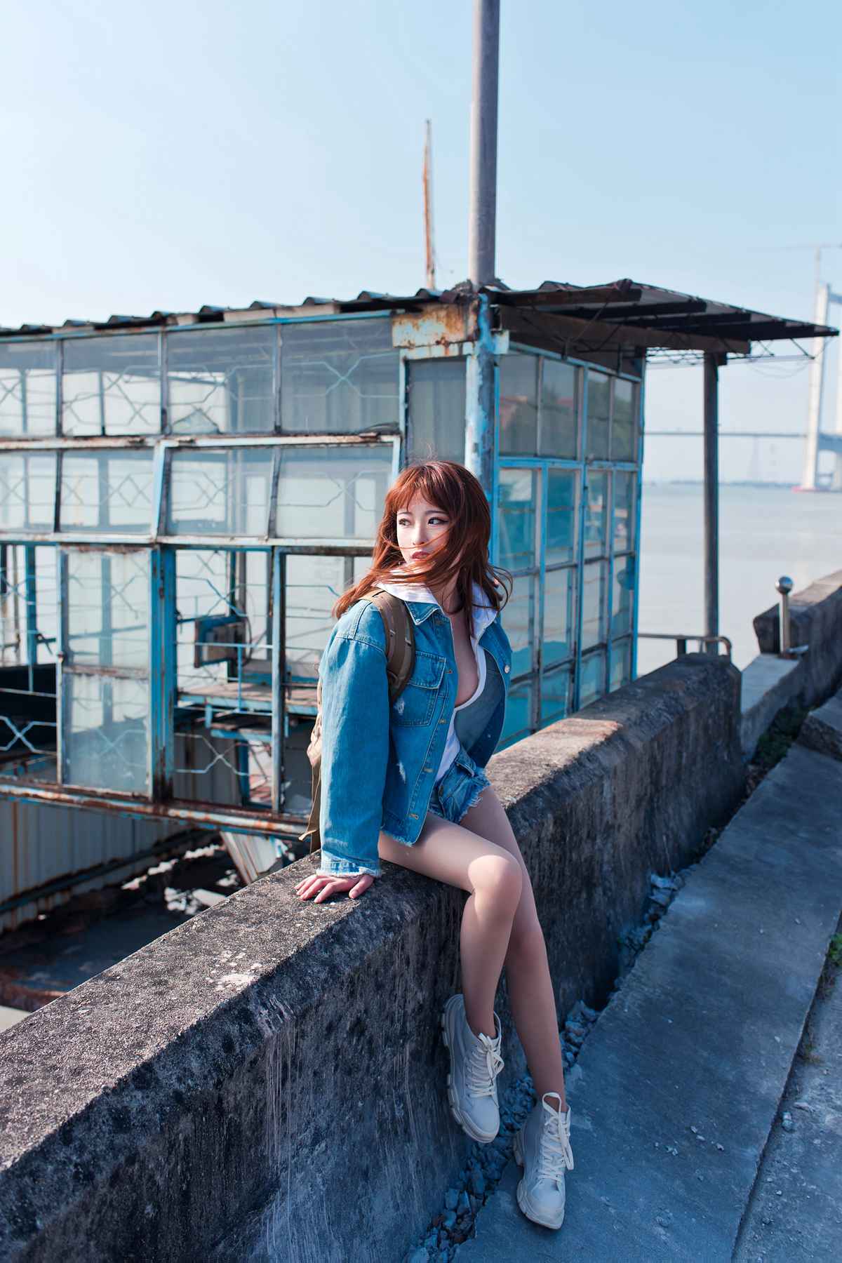 图片[154]-微博小姐姐@清水由乃 御风街拍 轻水海鸥岛RS牛仔街拍 在线浏览 – 速更版-美库