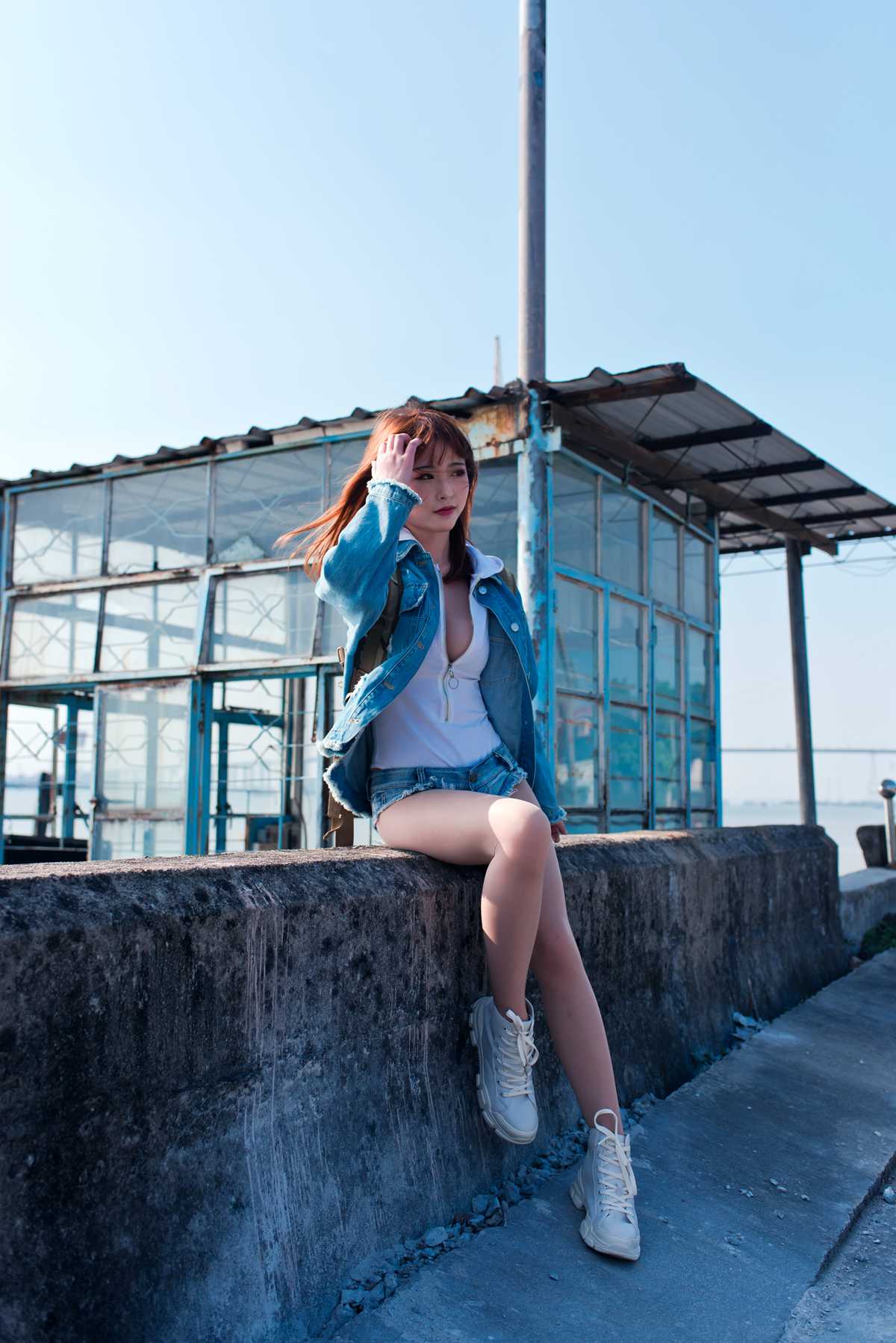 图片[184]-微博小姐姐@清水由乃 御风街拍 轻水海鸥岛RS牛仔街拍 在线浏览 – 速更版-美库