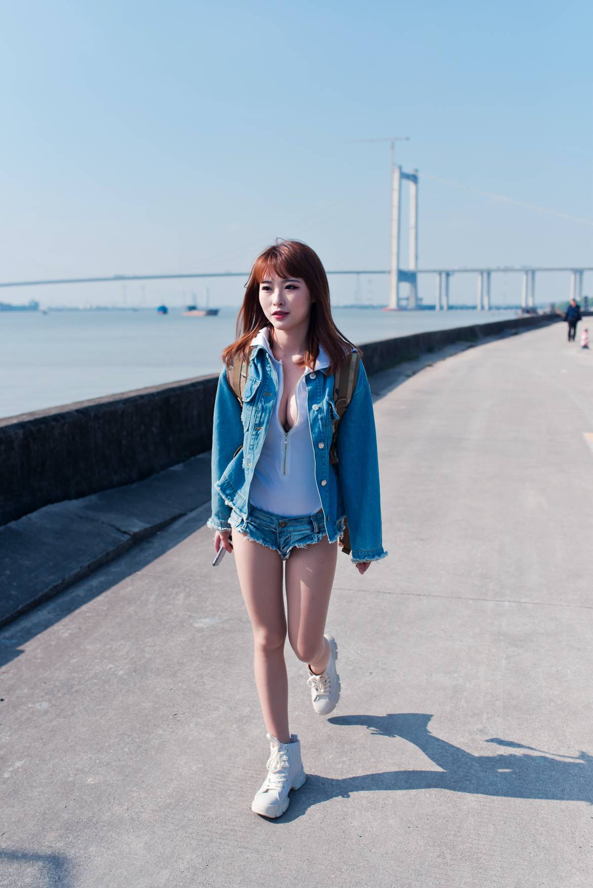 图片[171]-微博小姐姐@清水由乃 御风街拍 轻水海鸥岛RS牛仔街拍 在线浏览 – 速更版-美库