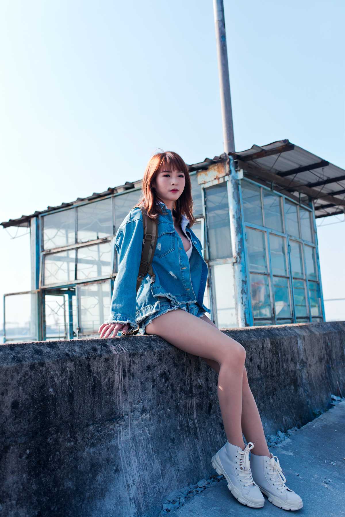 图片[230]-微博小姐姐@清水由乃 御风街拍 轻水海鸥岛RS牛仔街拍 在线浏览 – 速更版-美库