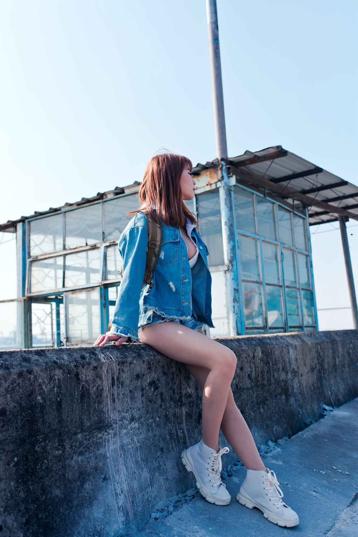 图片[110]-微博小姐姐@清水由乃 御风街拍 轻水海鸥岛RS牛仔街拍 在线浏览 – 速更版-美库