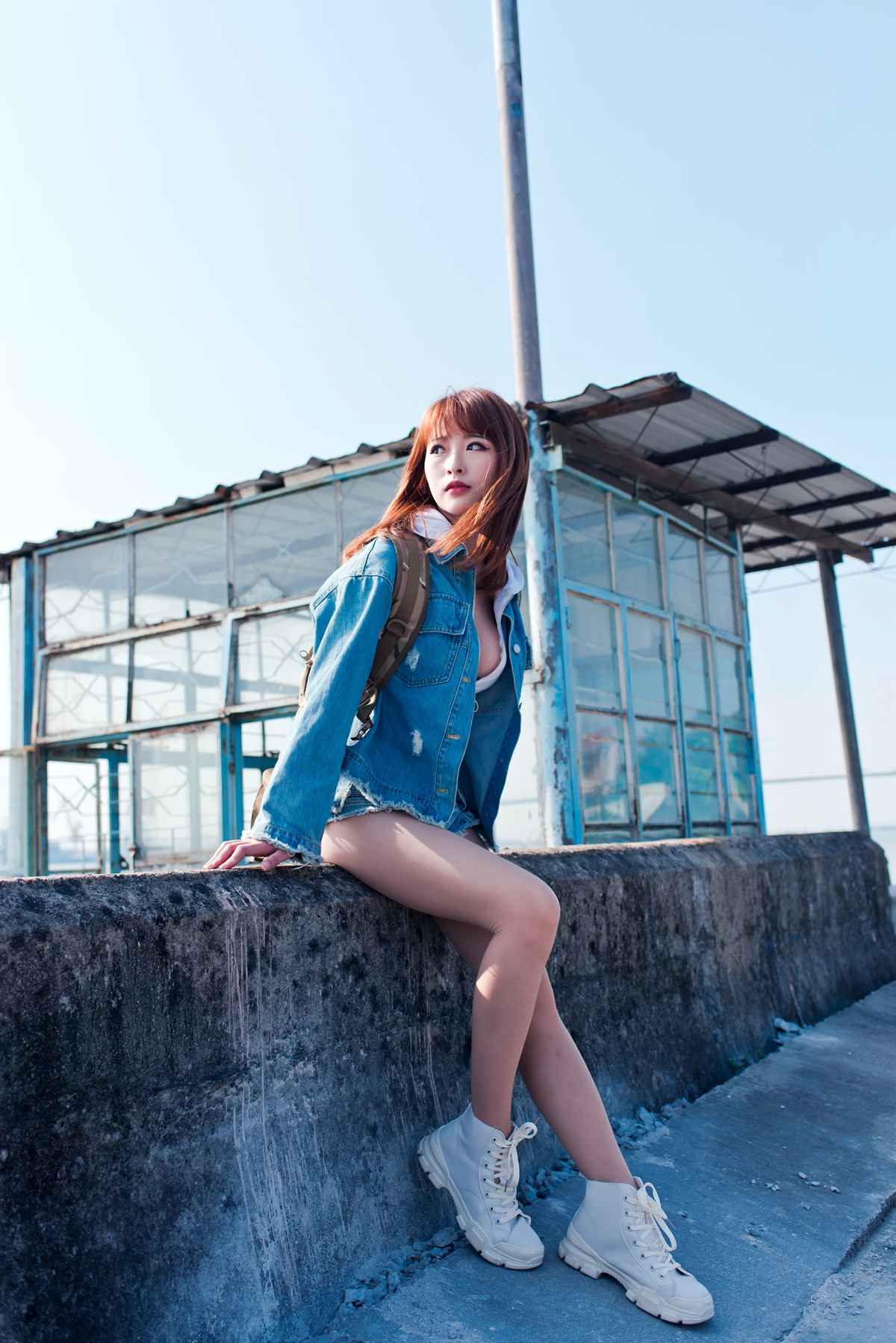 图片[400]-微博小姐姐@清水由乃 御风街拍 轻水海鸥岛RS牛仔街拍 在线浏览 – 速更版-美库