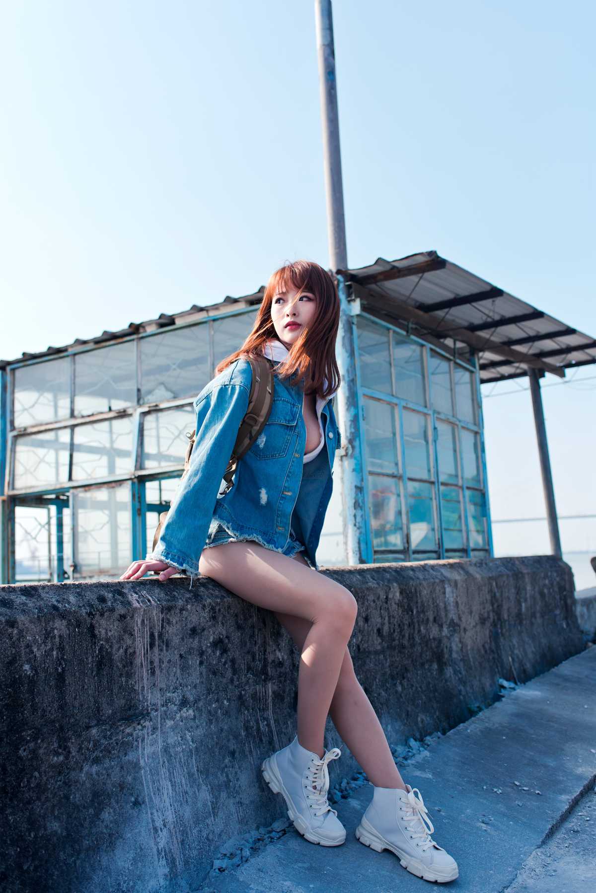 图片[167]-微博小姐姐@清水由乃 御风街拍 轻水海鸥岛RS牛仔街拍 在线浏览 – 速更版-美库