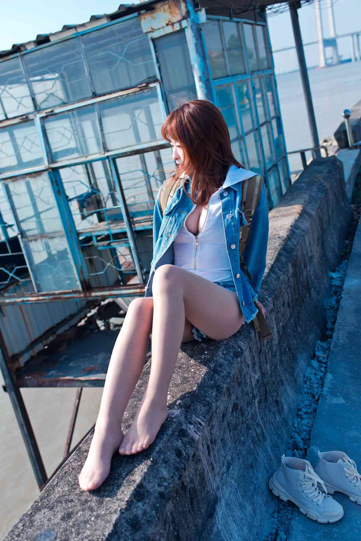 图片[13]-微博小姐姐@清水由乃 御风街拍 轻水海鸥岛RS牛仔街拍 在线浏览 – 速更版-美库