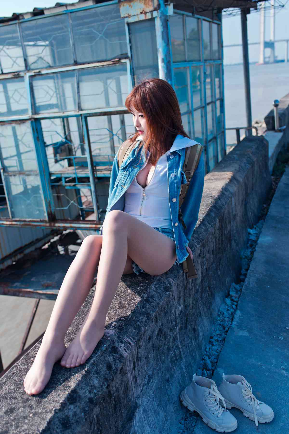 图片[413]-微博小姐姐@清水由乃 御风街拍 轻水海鸥岛RS牛仔街拍 在线浏览 – 速更版-美库