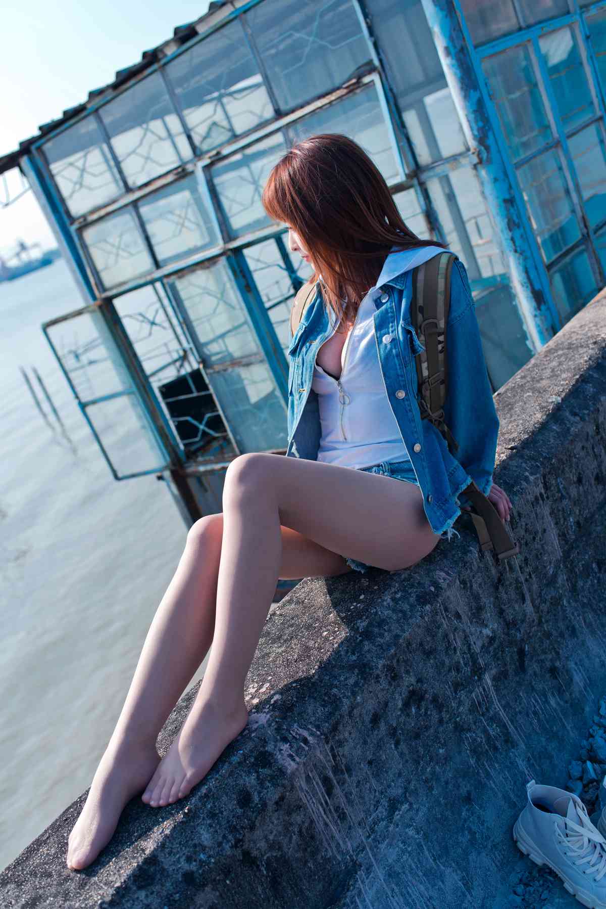 图片[409]-微博小姐姐@清水由乃 御风街拍 轻水海鸥岛RS牛仔街拍 在线浏览 – 速更版-美库