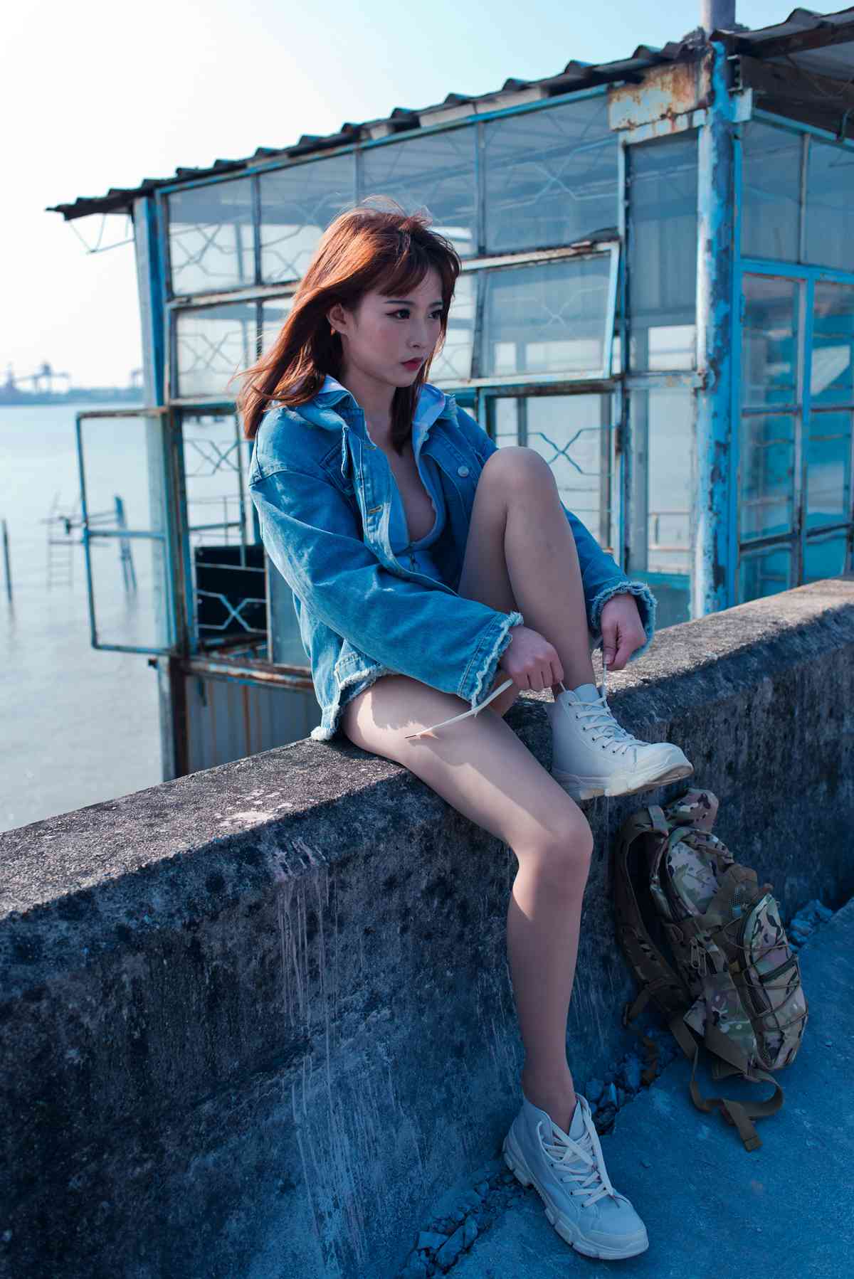 图片[397]-微博小姐姐@清水由乃 御风街拍 轻水海鸥岛RS牛仔街拍 在线浏览 – 速更版-美库