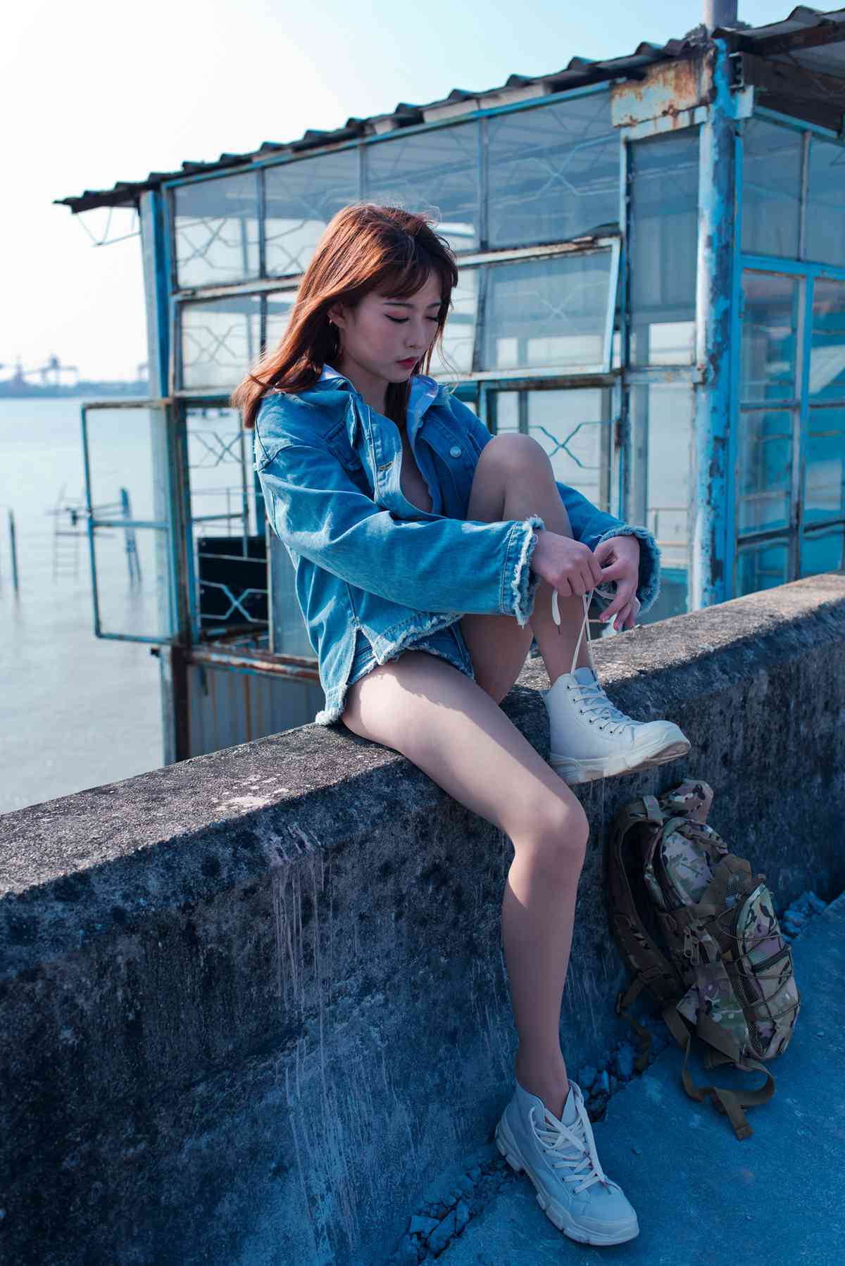 图片[59]-微博小姐姐@清水由乃 御风街拍 轻水海鸥岛RS牛仔街拍 在线浏览 – 速更版-美库