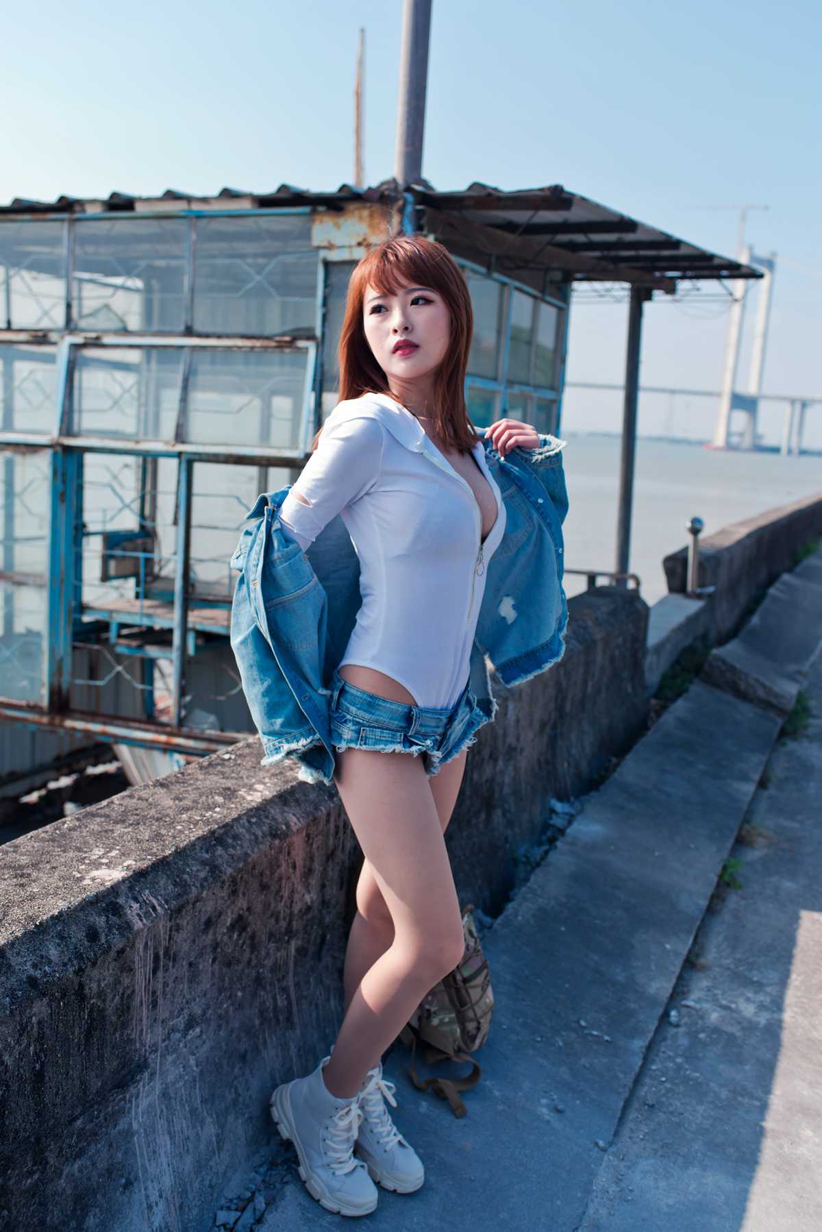 图片[332]-微博小姐姐@清水由乃 御风街拍 轻水海鸥岛RS牛仔街拍 在线浏览 – 速更版-美库