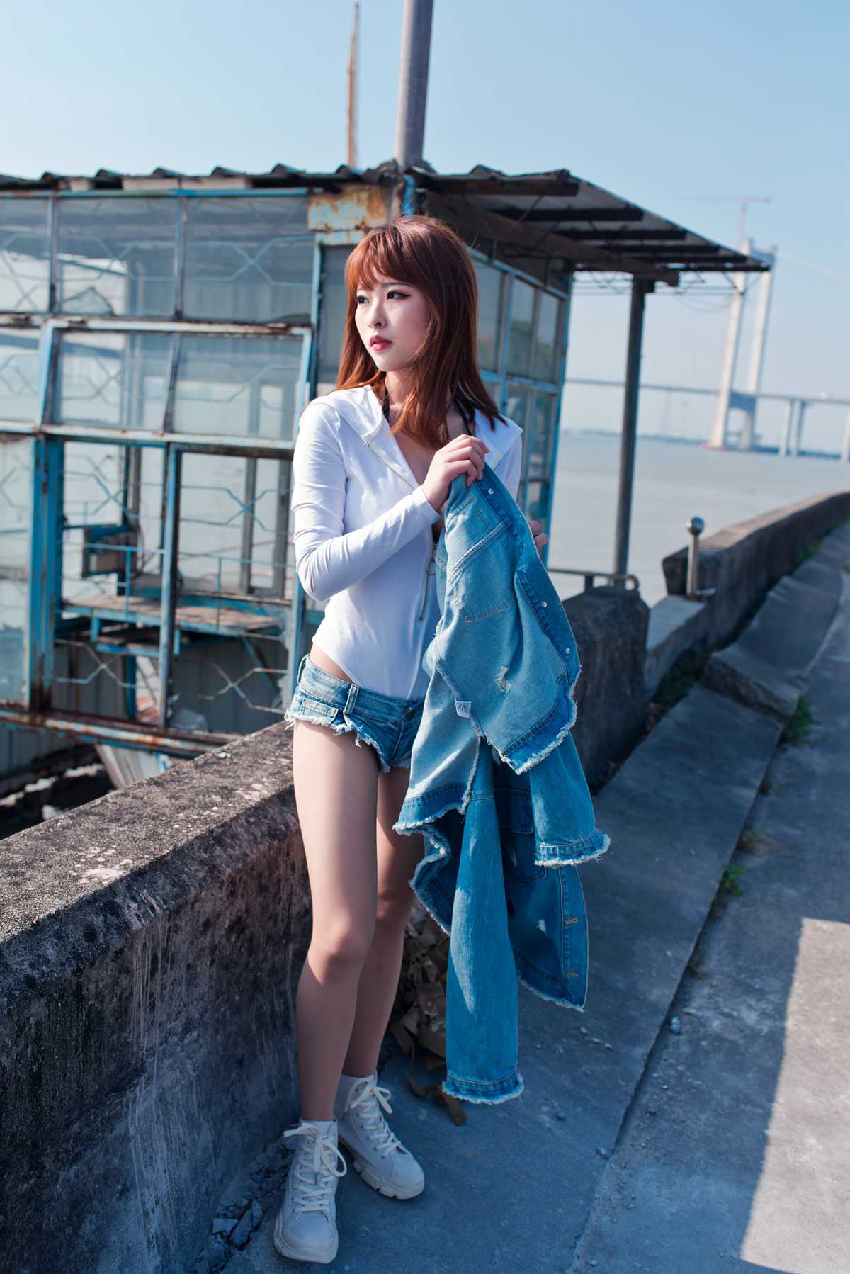 图片[84]-微博小姐姐@清水由乃 御风街拍 轻水海鸥岛RS牛仔街拍 在线浏览 – 速更版-美库