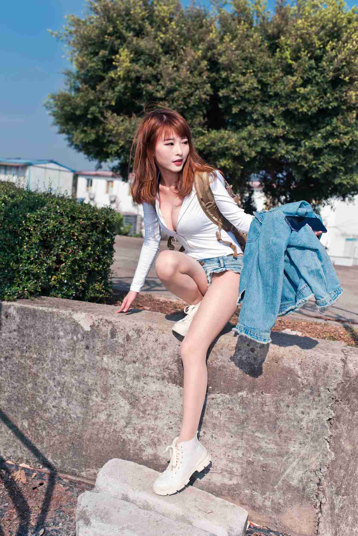 图片[4]-微博小姐姐@清水由乃 御风街拍 轻水海鸥岛RS牛仔街拍 在线浏览 – 速更版-美库