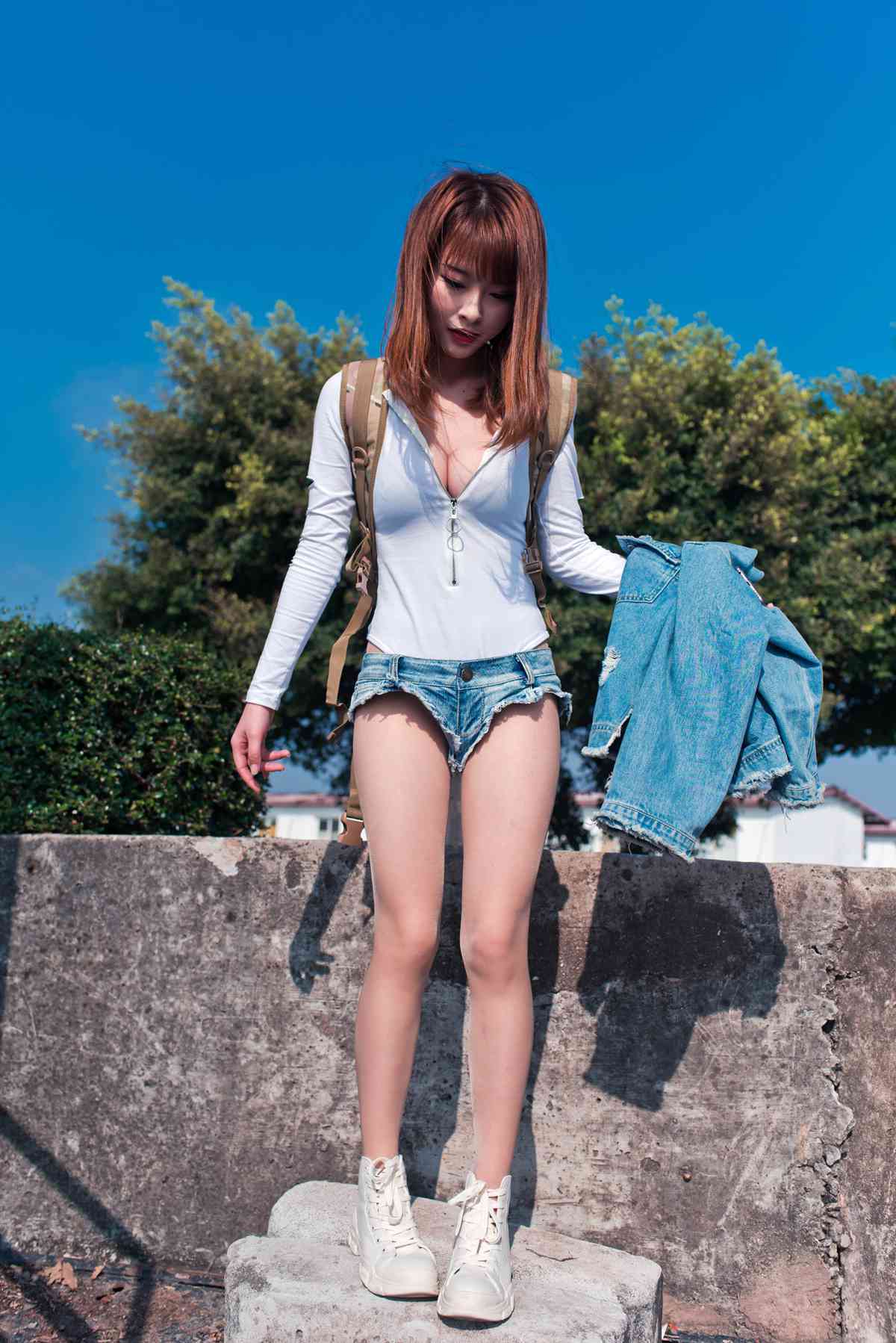 图片[246]-微博小姐姐@清水由乃 御风街拍 轻水海鸥岛RS牛仔街拍 在线浏览 – 速更版-美库