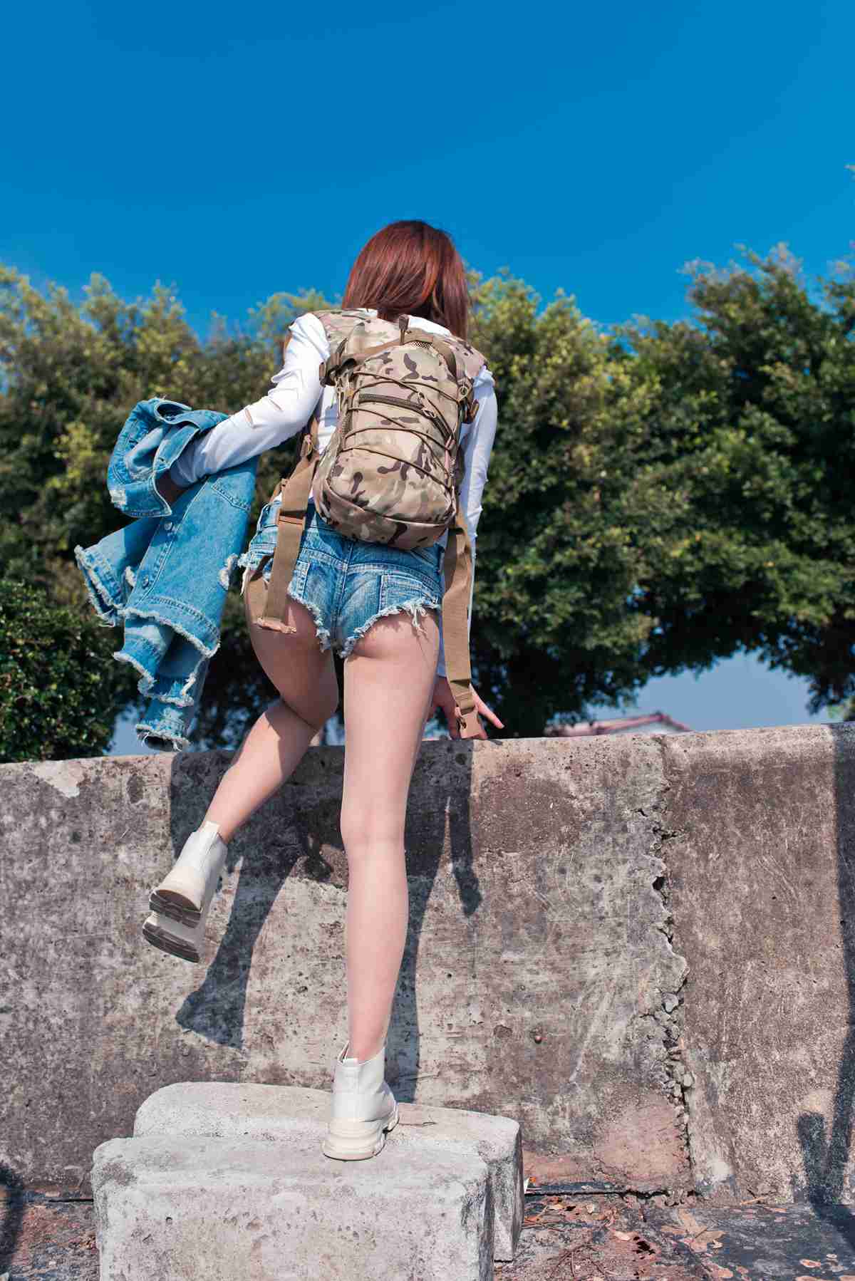 图片[185]-微博小姐姐@清水由乃 御风街拍 轻水海鸥岛RS牛仔街拍 在线浏览 – 速更版-美库