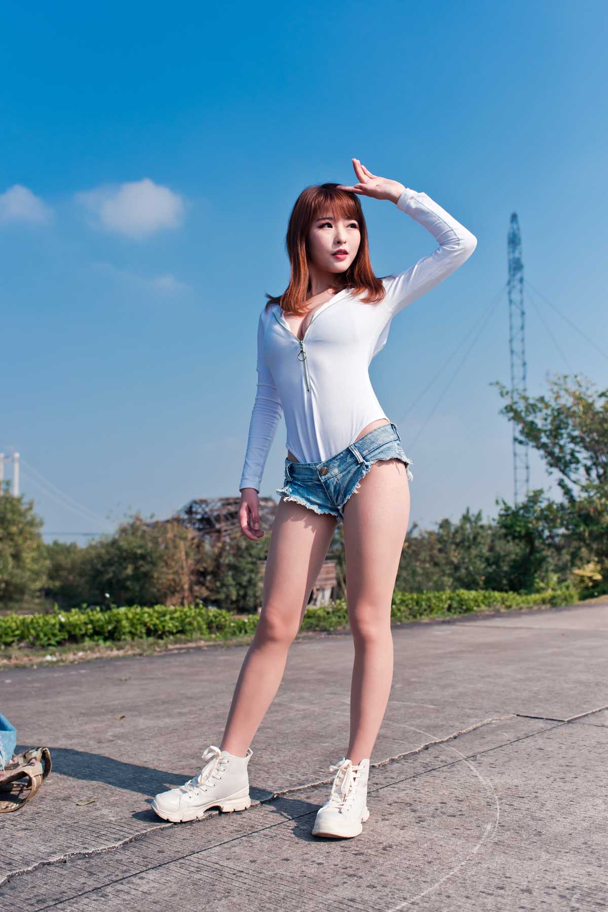 图片[140]-微博小姐姐@清水由乃 御风街拍 轻水海鸥岛RS牛仔街拍 在线浏览 – 速更版-美库
