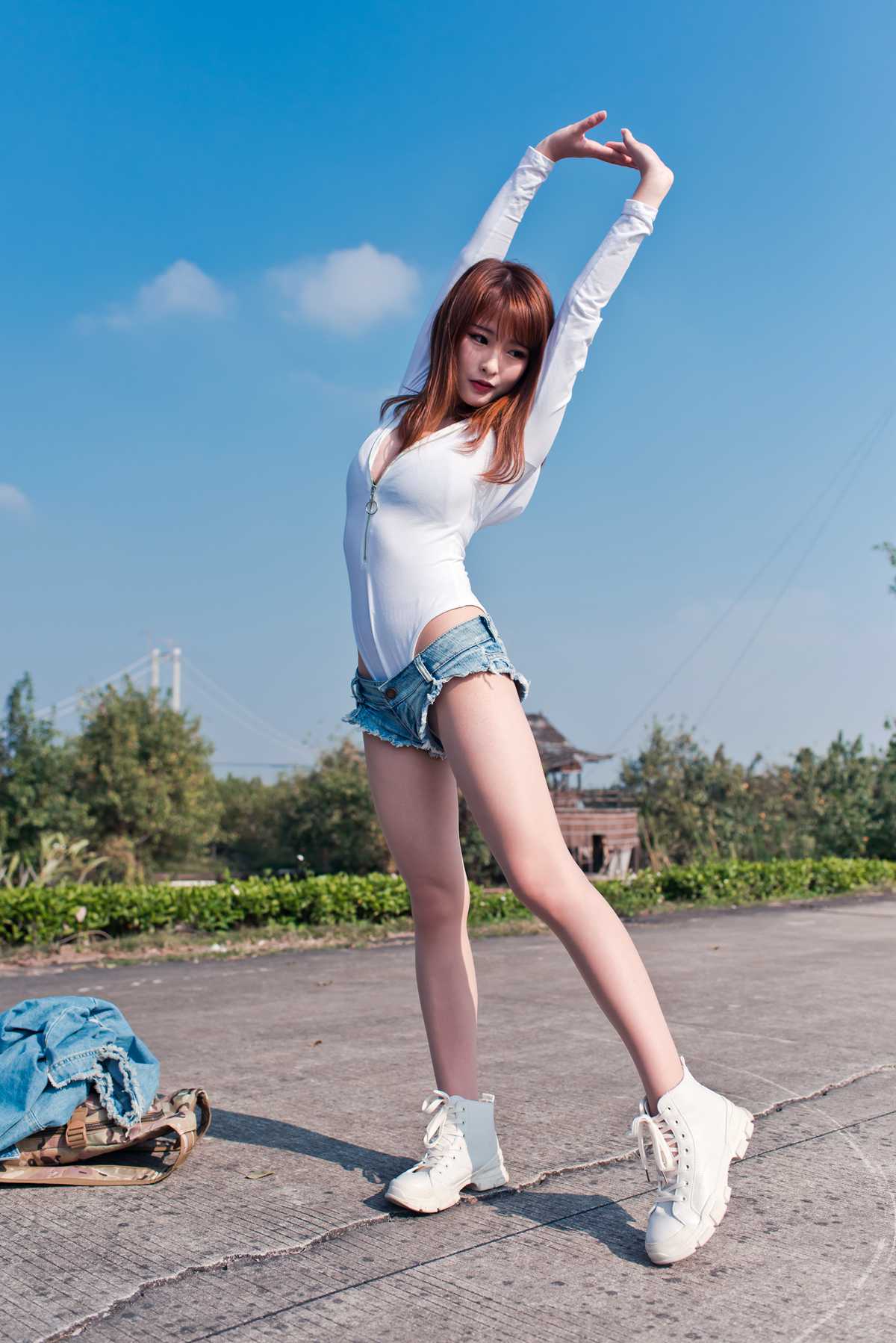 图片[398]-微博小姐姐@清水由乃 御风街拍 轻水海鸥岛RS牛仔街拍 在线浏览 – 速更版-美库