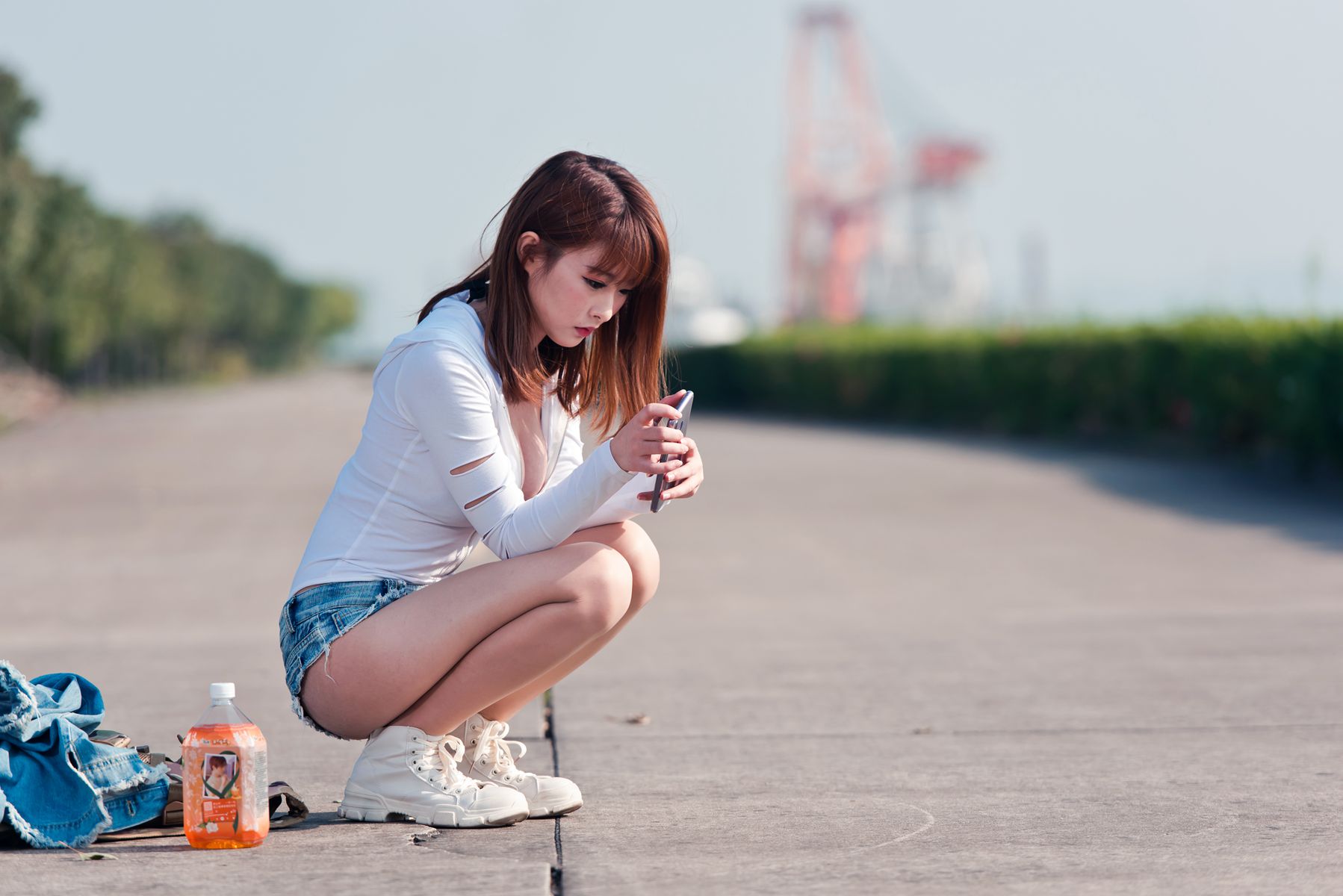 图片[371]-微博小姐姐@清水由乃 御风街拍 轻水海鸥岛RS牛仔街拍 在线浏览 – 速更版-美库