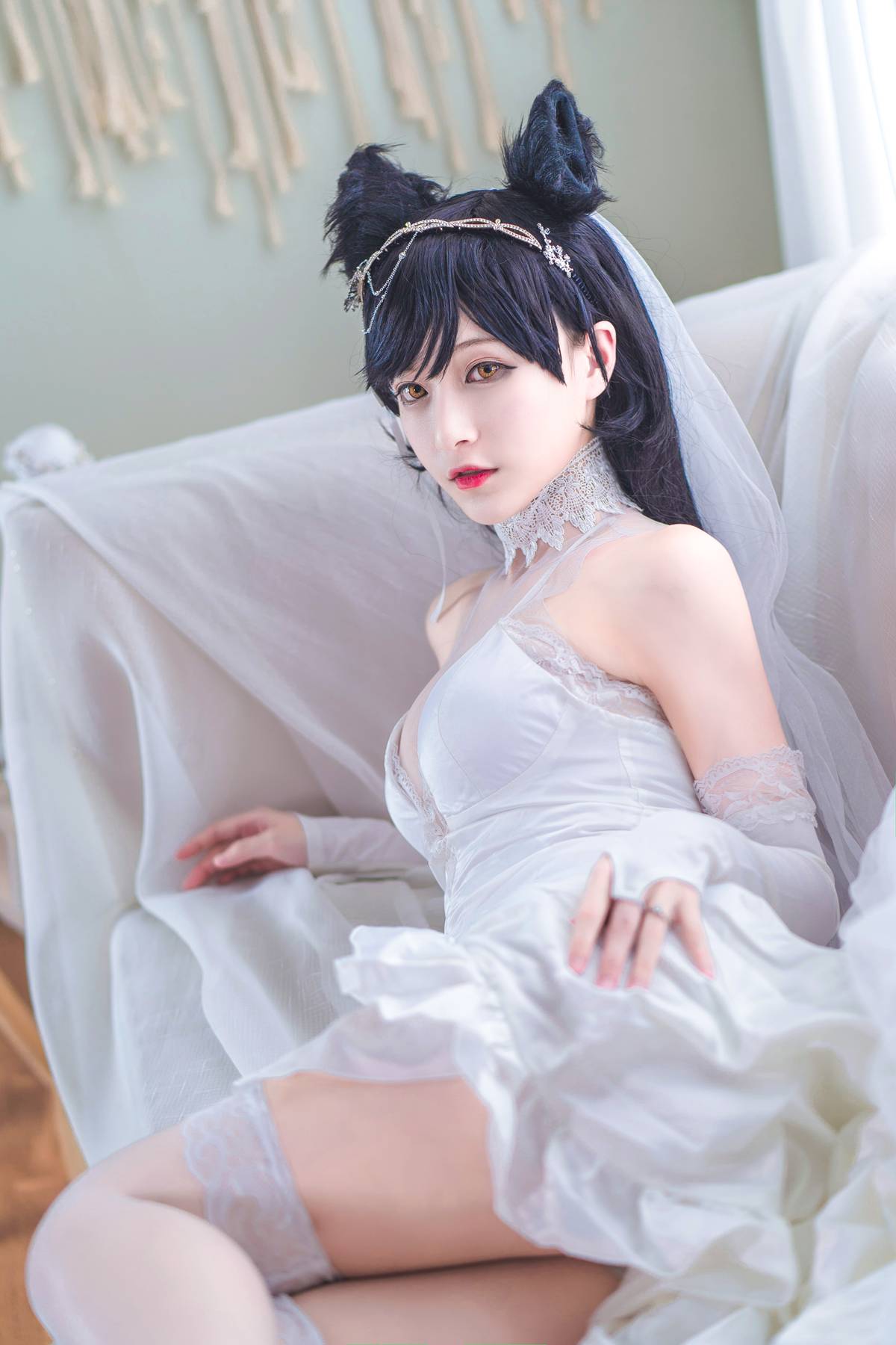 人气动漫Coser@铁板烧鬼舞 爱宕婚纱998 在线浏览 - 速更版-绅士图