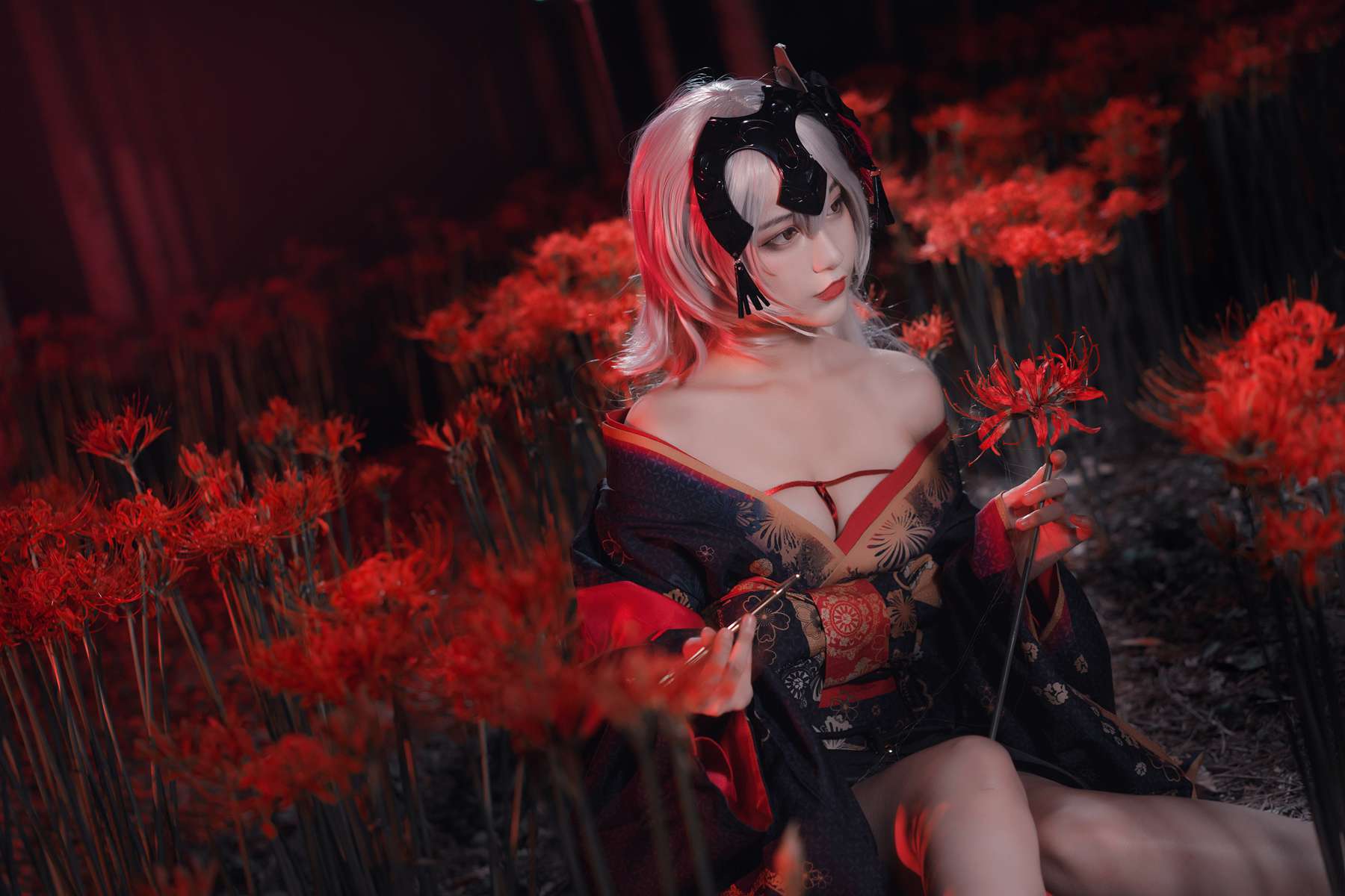 人气动漫Coser@铁板烧鬼舞 黑贞 在线浏览 – 优选-优选资源网