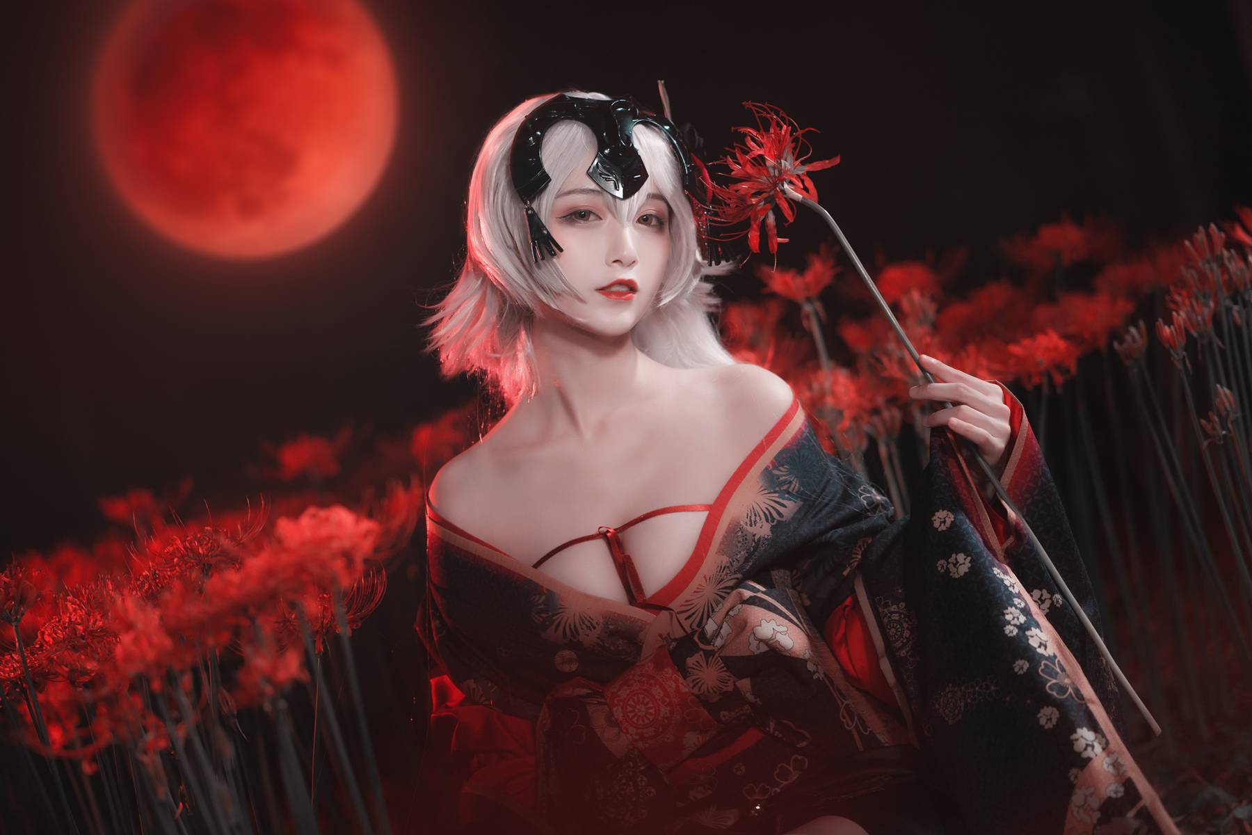 人气动漫Coser@铁板烧鬼舞 黑贞 在线浏览 - 速更版-绅士图