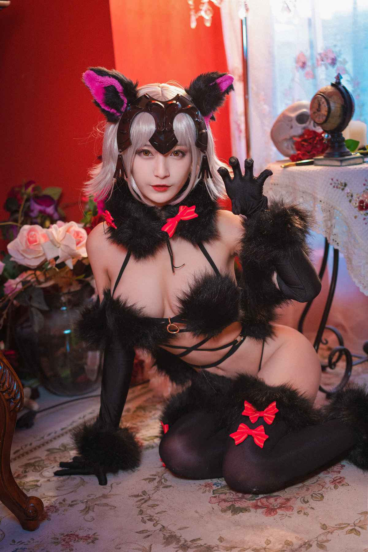 图片[4]-人气动漫Coser@铁板烧鬼舞 黑贞花魁2 在线浏览 – 速更版-美库