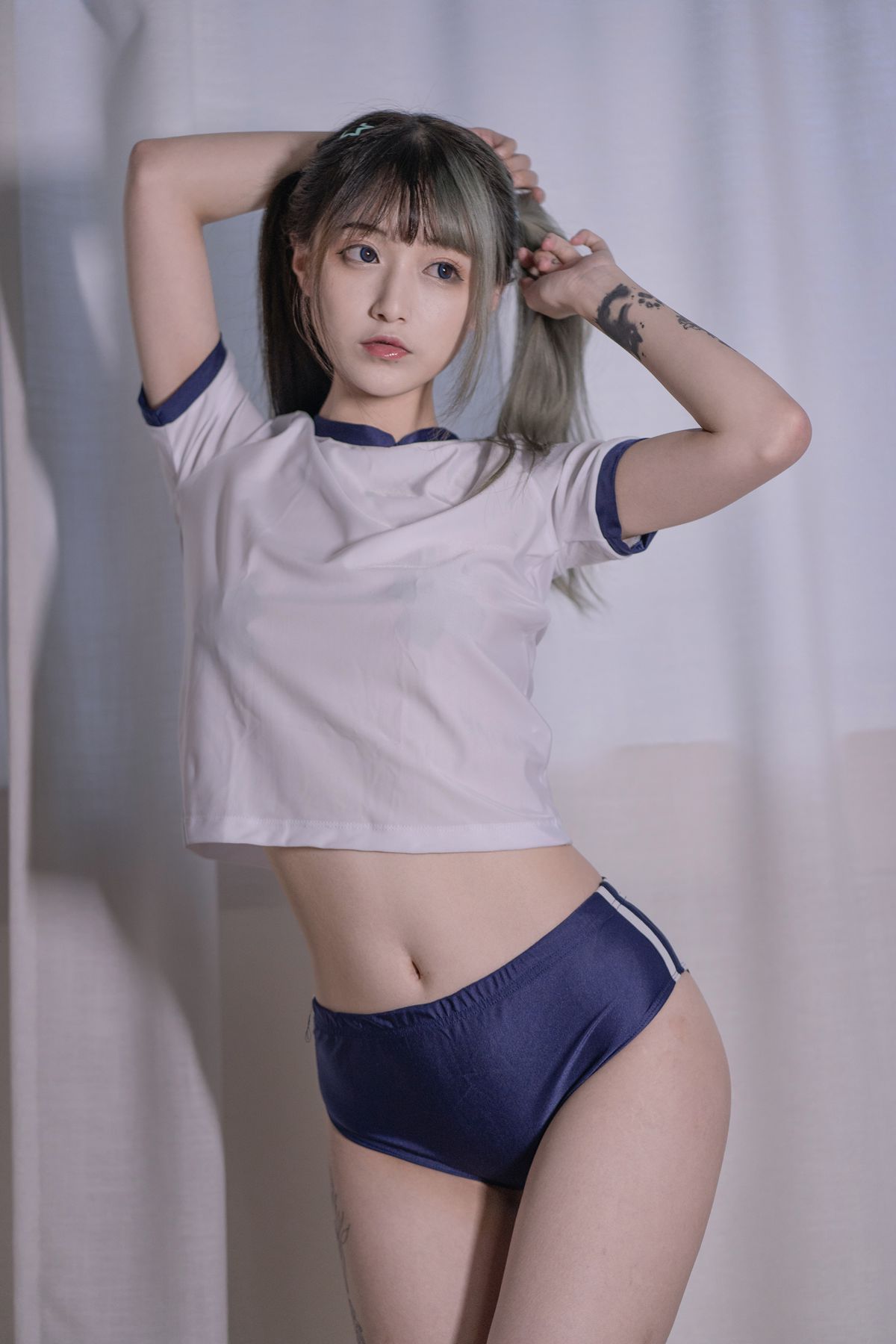 图片[19]-人气动漫Coser@铁板烧鬼舞 制服本 体操服 在线浏览 – 速更版-美库