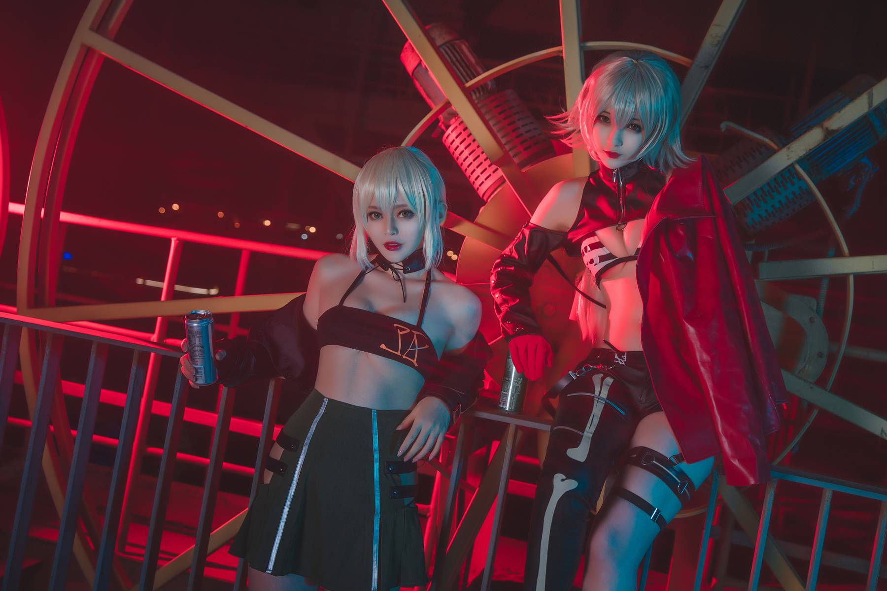 图片[13]-人气动漫Coser@铁板烧鬼舞 中山码头黑贞黑呆双人 在线浏览 – 速更版-美库