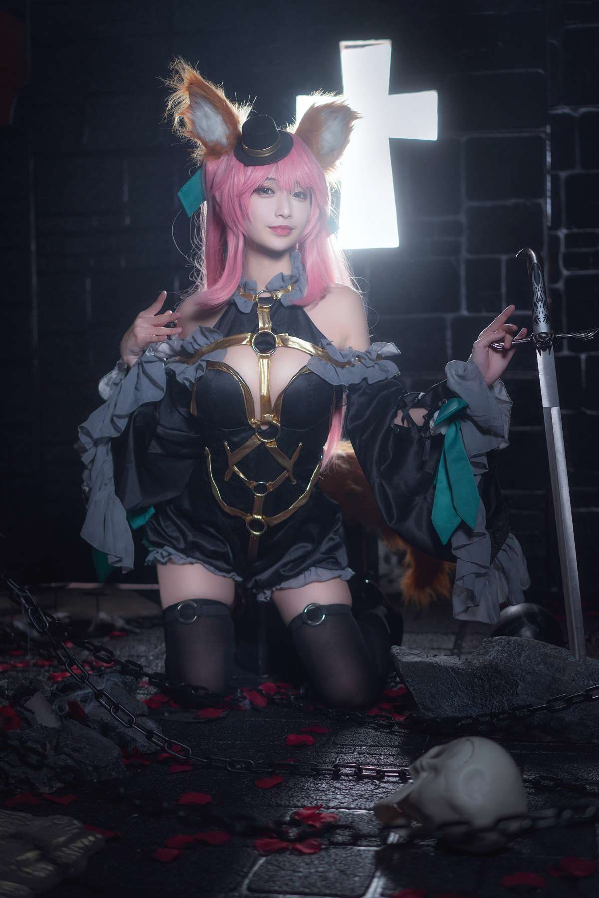 图片[11]-人气动漫Coser@铁板烧鬼舞 玉藻前 魔术 在线浏览 – 速更版-美库