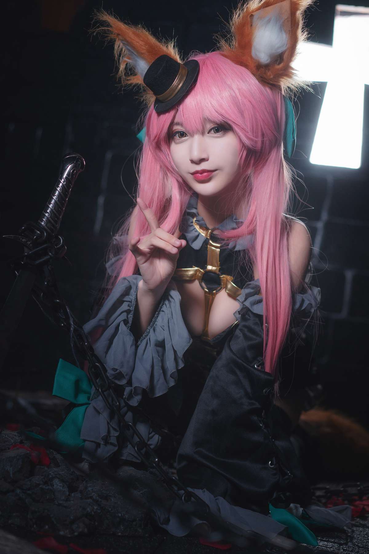 图片[13]-人气动漫Coser@铁板烧鬼舞 玉藻前 魔术 在线浏览 – 速更版-美库