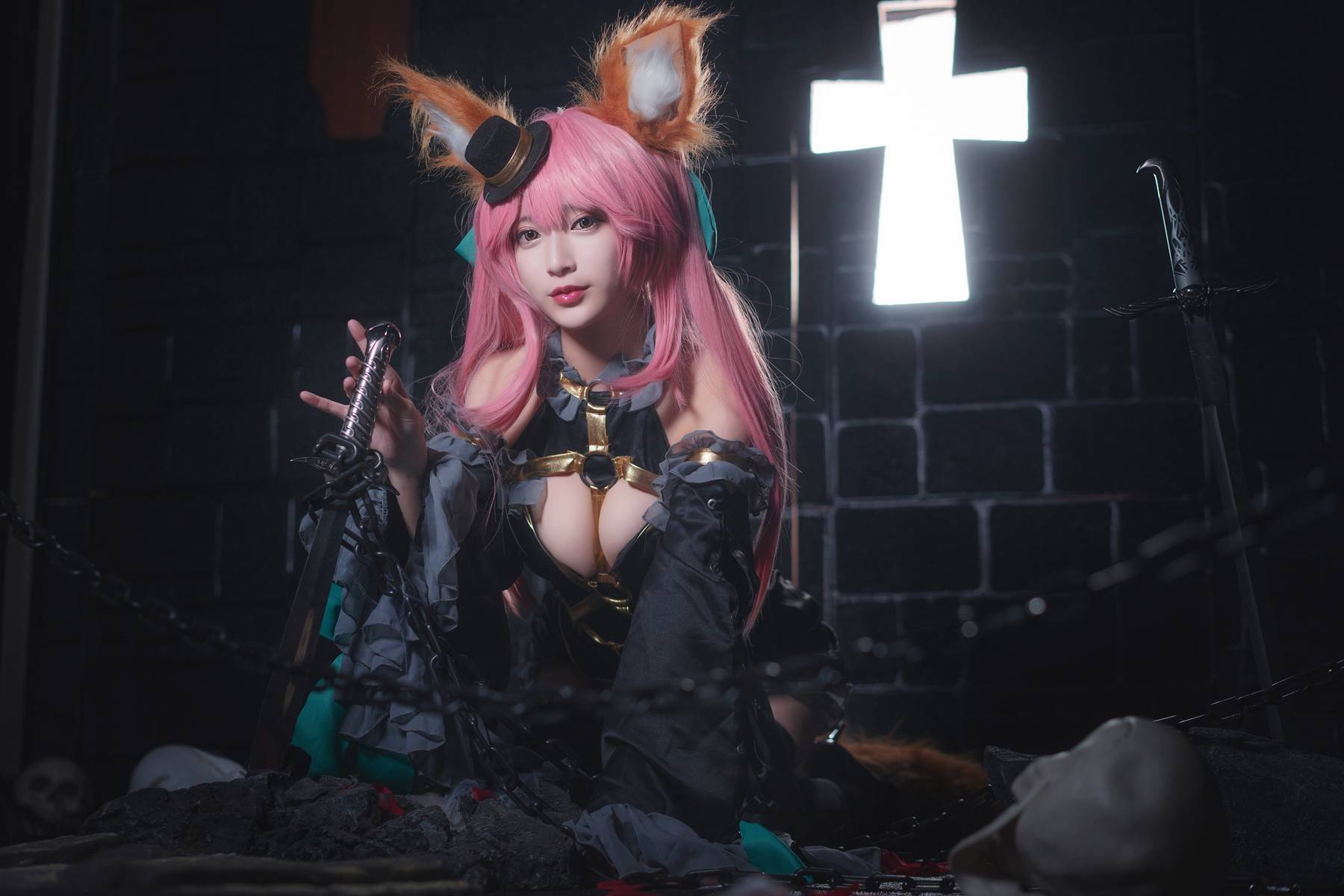 图片[14]-人气动漫Coser@铁板烧鬼舞 玉藻前 魔术 在线浏览 – 速更版-美库