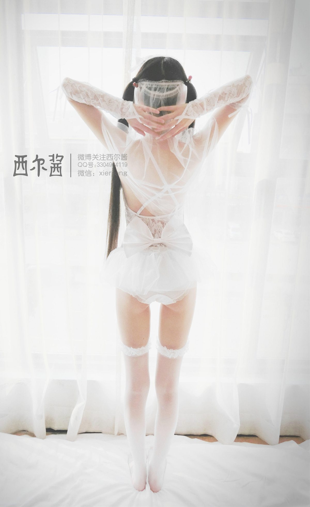 图片[11]-微博萌妹子@西尔酱 – 纯白花嫁 在线浏览 – 速更版-美库