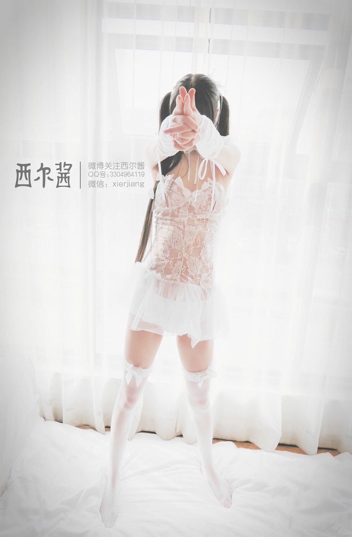 图片[37]-微博萌妹子@西尔酱 – 纯白花嫁 在线浏览 – 速更版-美库