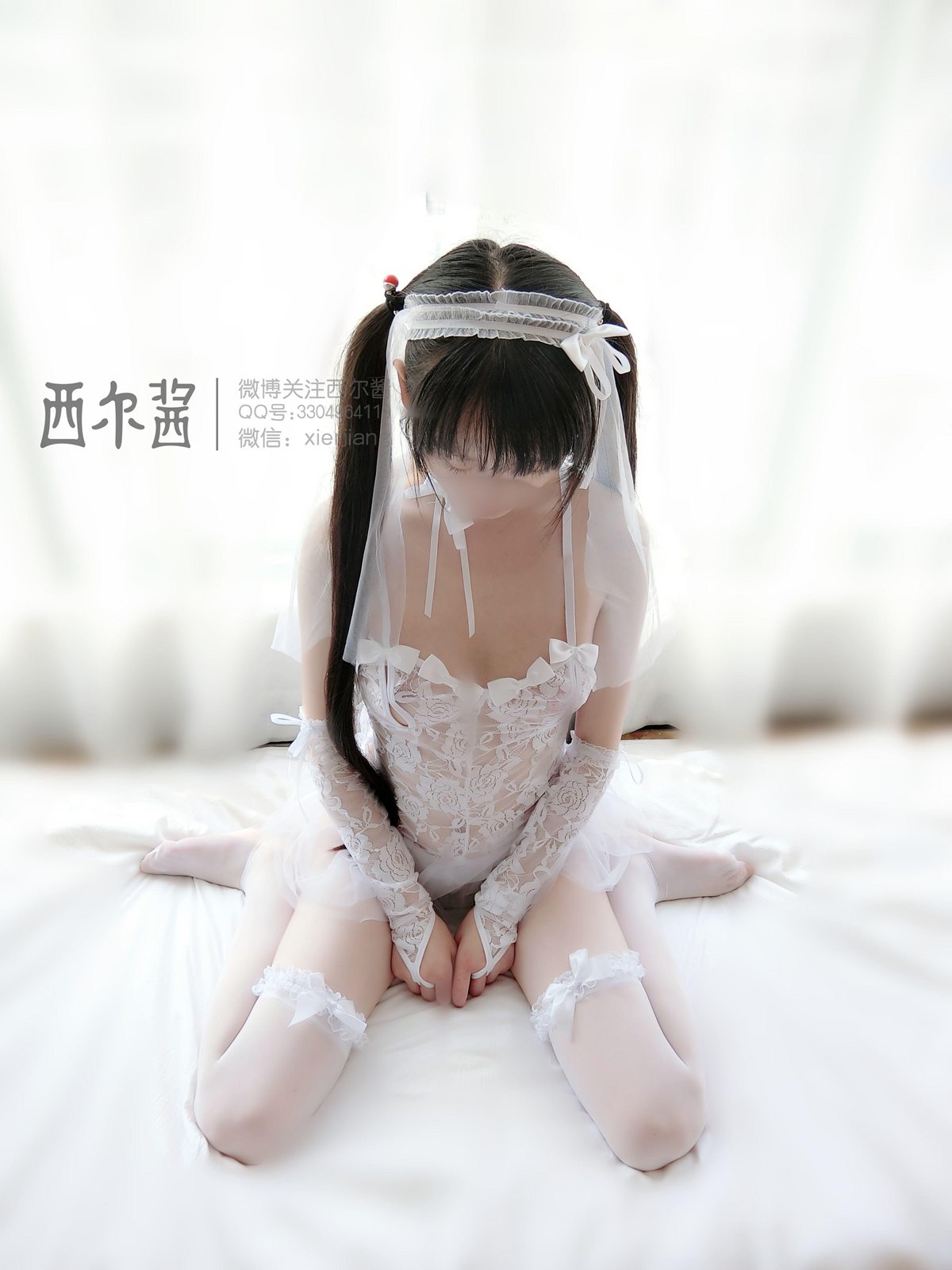 图片[46]-微博萌妹子@西尔酱 – 纯白花嫁 在线浏览 – 速更版-美库