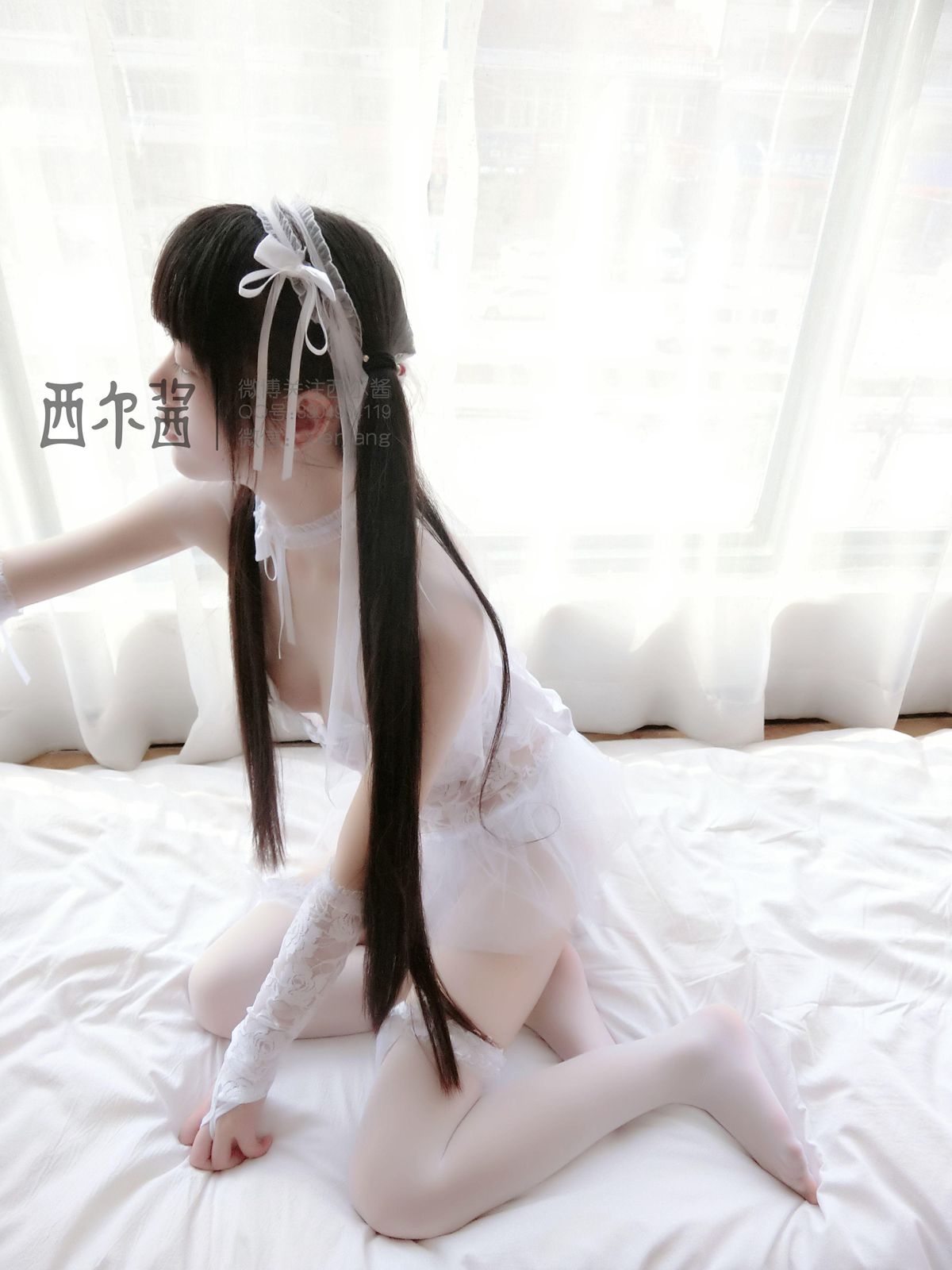 图片[57]-微博萌妹子@西尔酱 – 纯白花嫁 在线浏览 – 速更版-美库