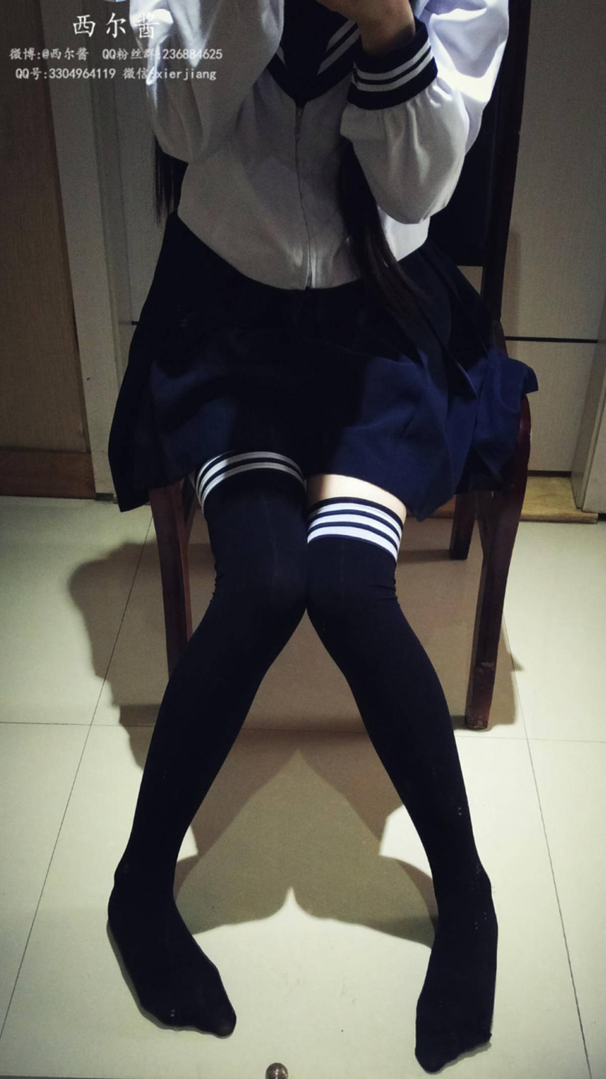 图片[14]-微博萌妹子@西尔酱 – 黑丝校服 在线浏览 – 速更版-美库
