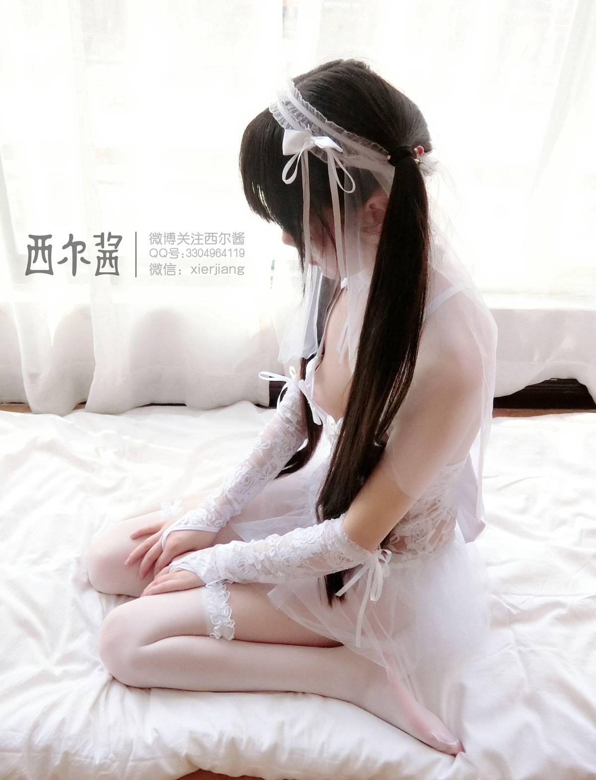 图片[77]-微博萌妹子@西尔酱 – 纯白花嫁 在线浏览 – 速更版-美库