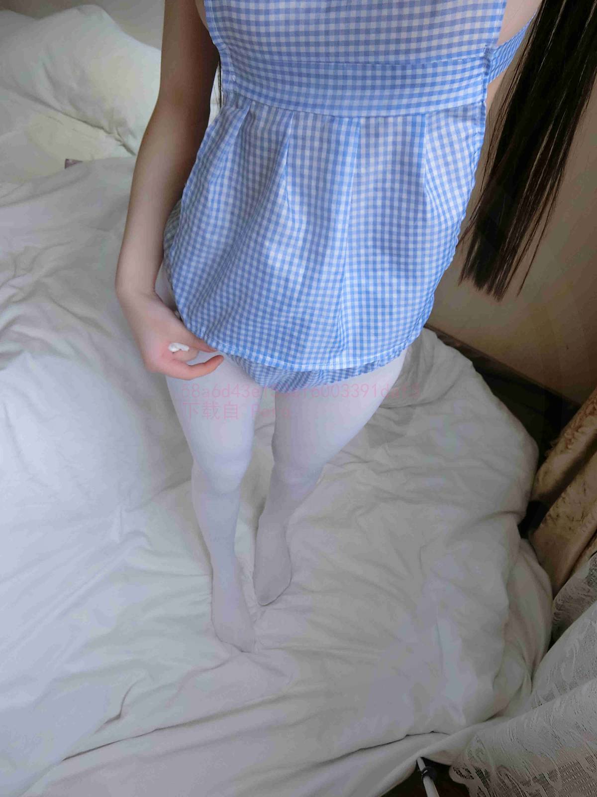 图片[21]-微博萌妹子@西尔酱 – 蓝白围裙 在线浏览 – 速更版-美库