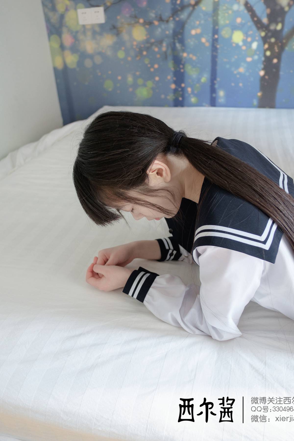 图片[14]-微博萌妹子@西尔酱 – 死库水校服写真 在线浏览 – 速更版-美库