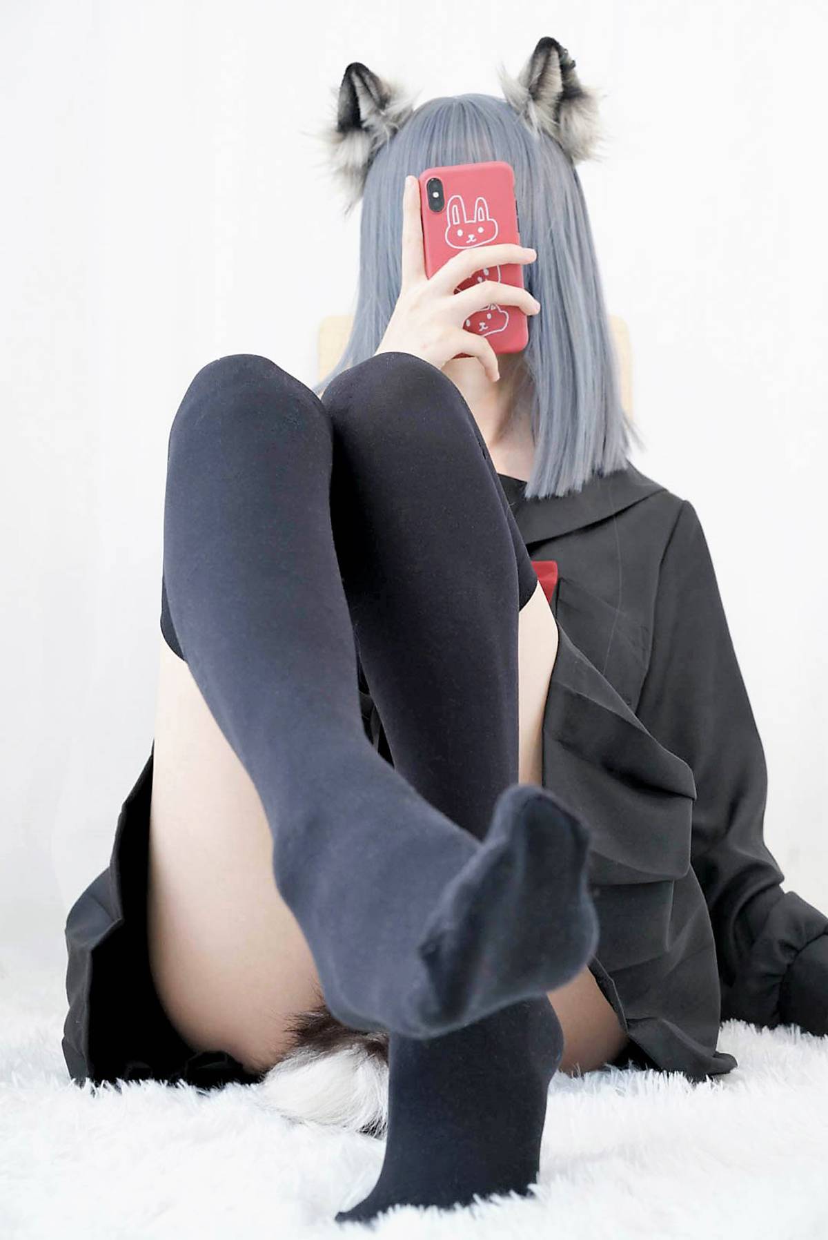 图片[18]-眼酱大魔王w@补丁 蝴蝶结黑丝 裸足 兽耳 在线浏览 – 速更版-美库