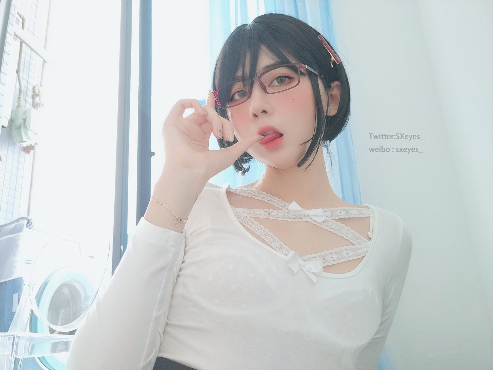 图片[15]-眼酱大魔王w@白蕾丝姐姐 在线浏览 – 速更版-美库