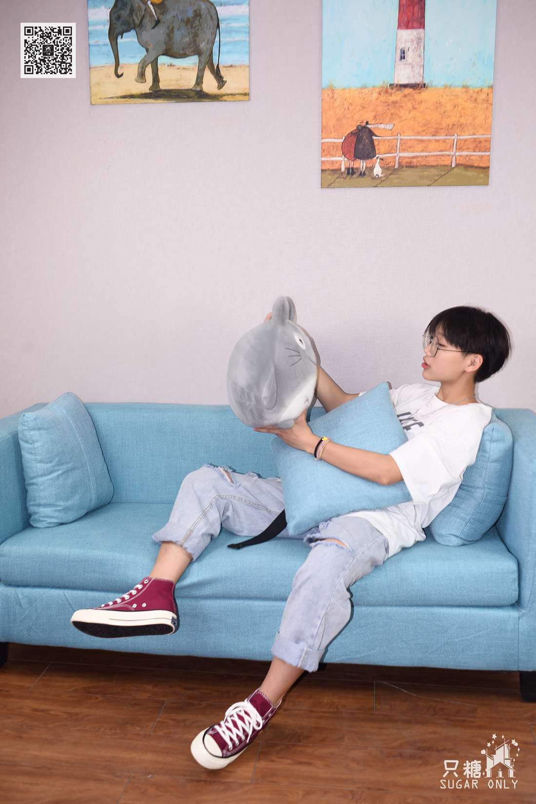 图片[96]-[只糖棉袜] NO.069 丸子 有所期待，有所憧憬，人生美妙的事情 在线浏览 – 速更版-美库